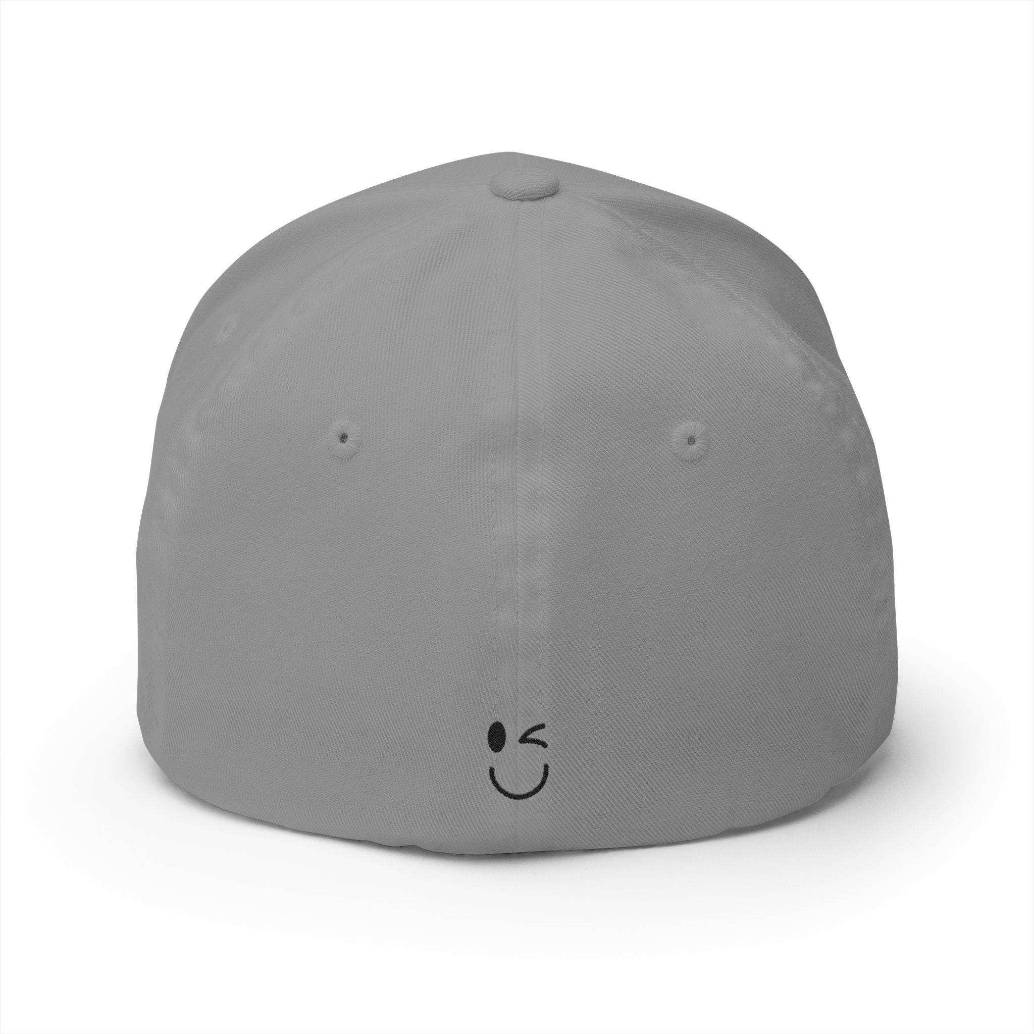 JECKY Text Patch Cap | Embroidered Baseball Hat, Winking Back Detail