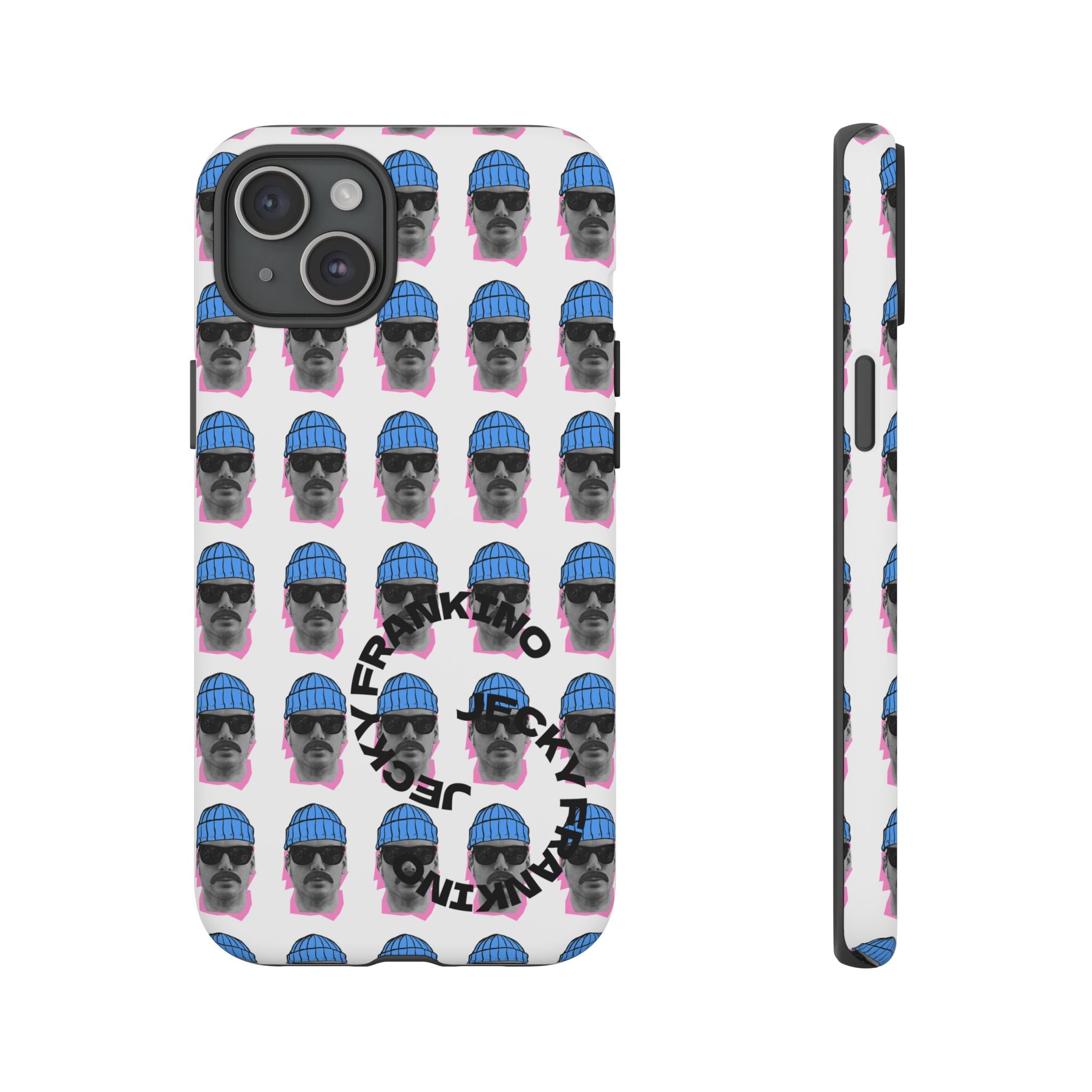 Bearded Man Pattern phone case | Tough Cases, repeating portrait design