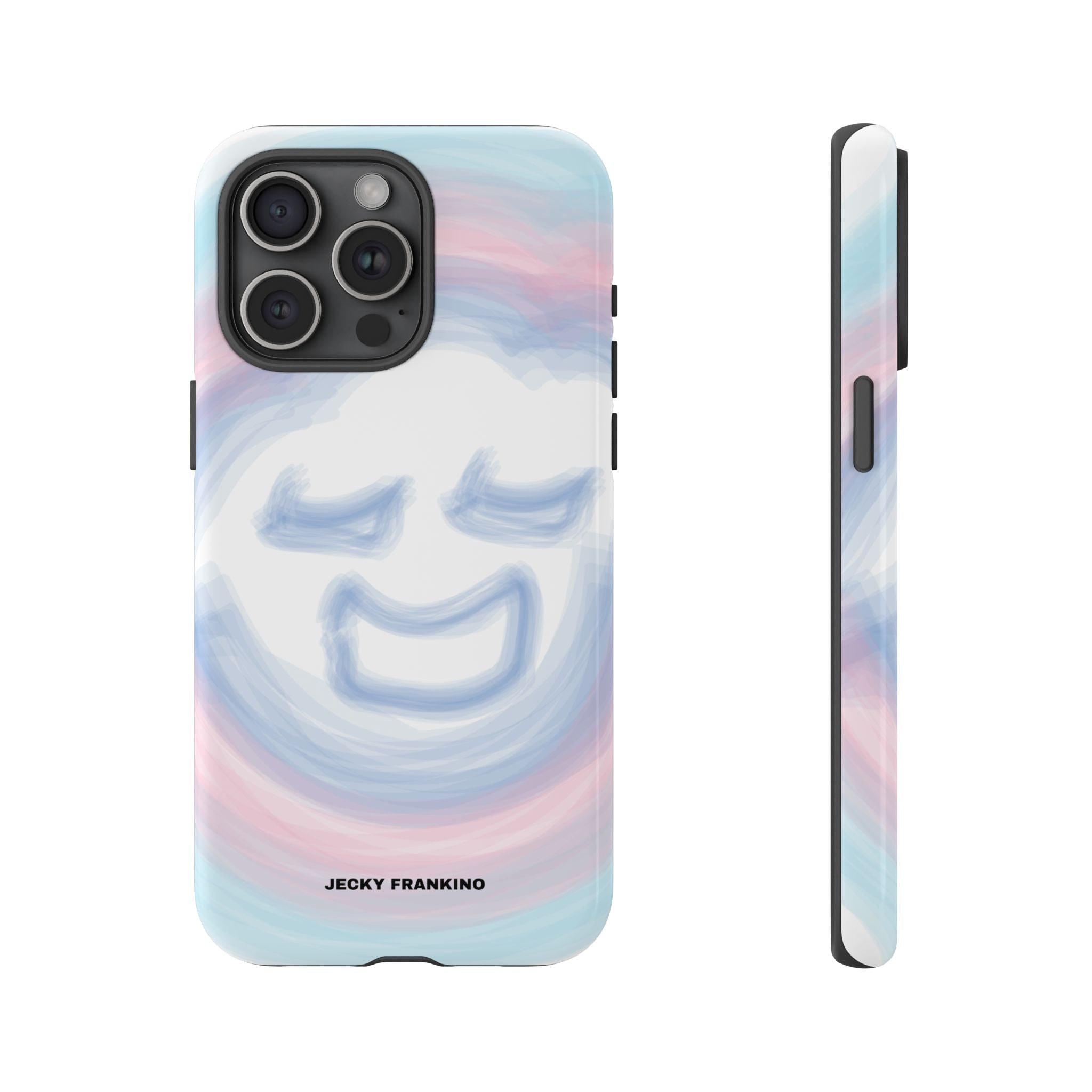 Pastel Smiley Face JECKY FRANKINO Phone Case | Tough Cases