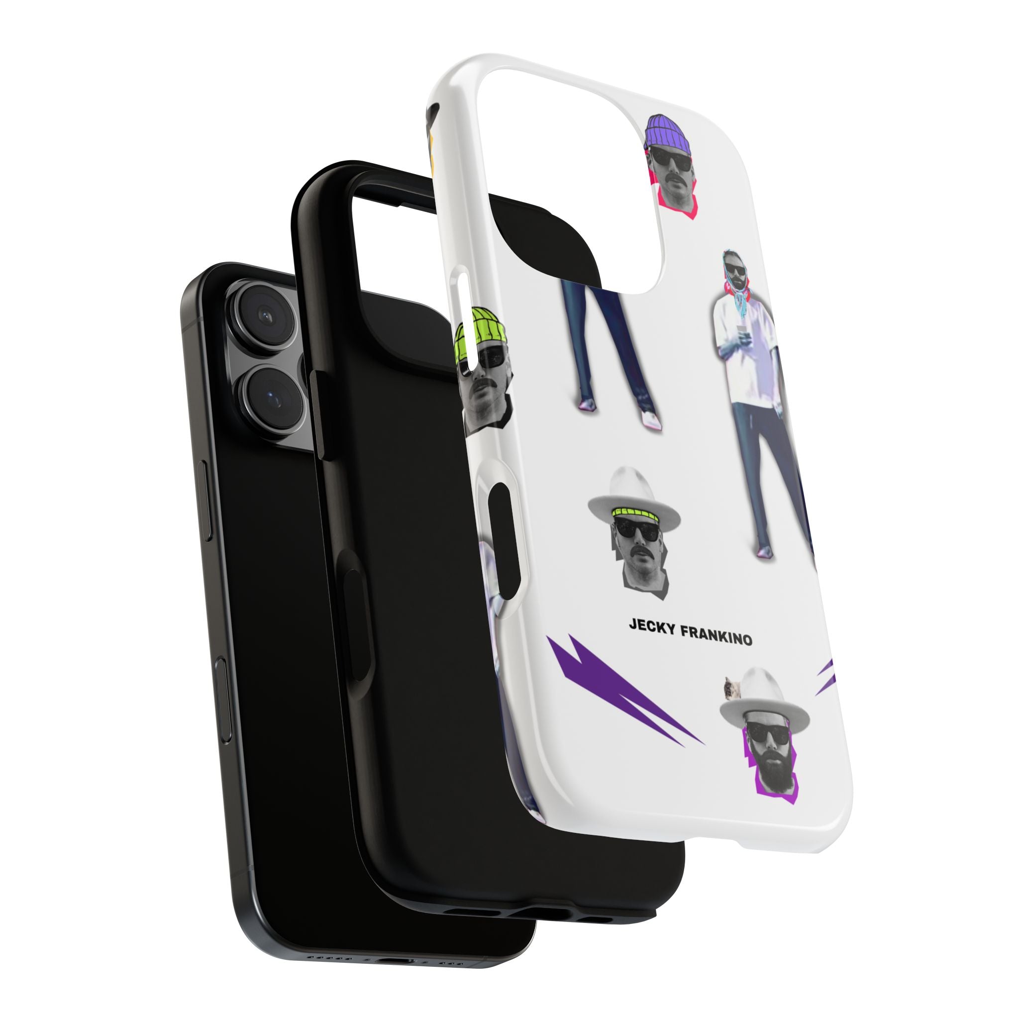 Retro Cool Character Pattern phone case | Tough Cases