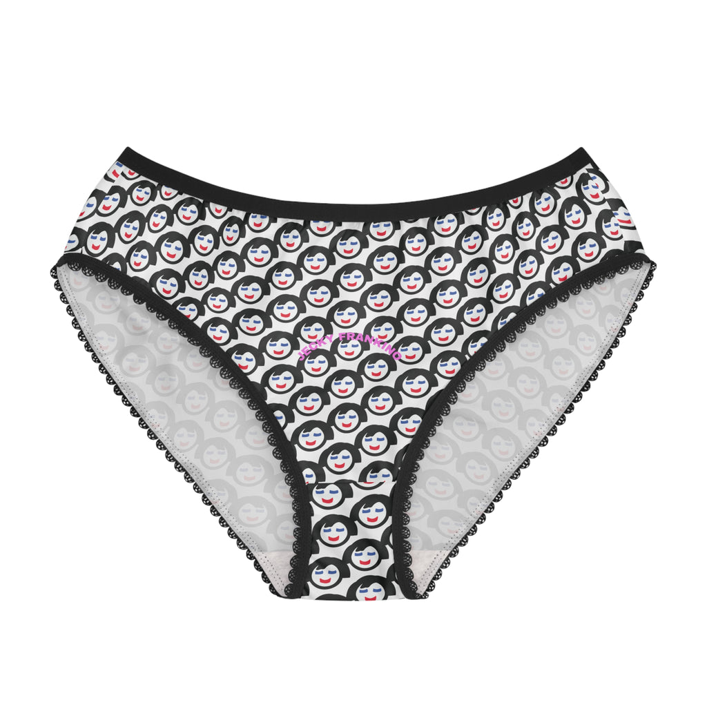 Smiling Face JF logo Women's Briefs | All-Over Print Bikini Underwear