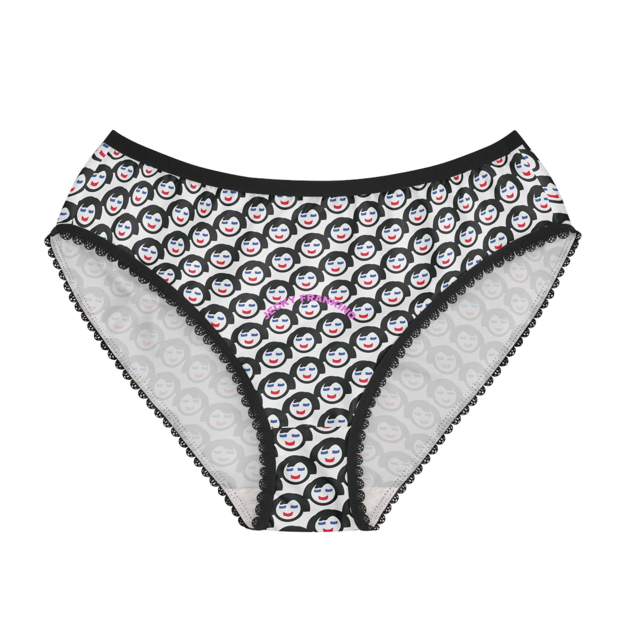 Smiling Face JF logo Women's Briefs | All-Over Print Bikini Underwear