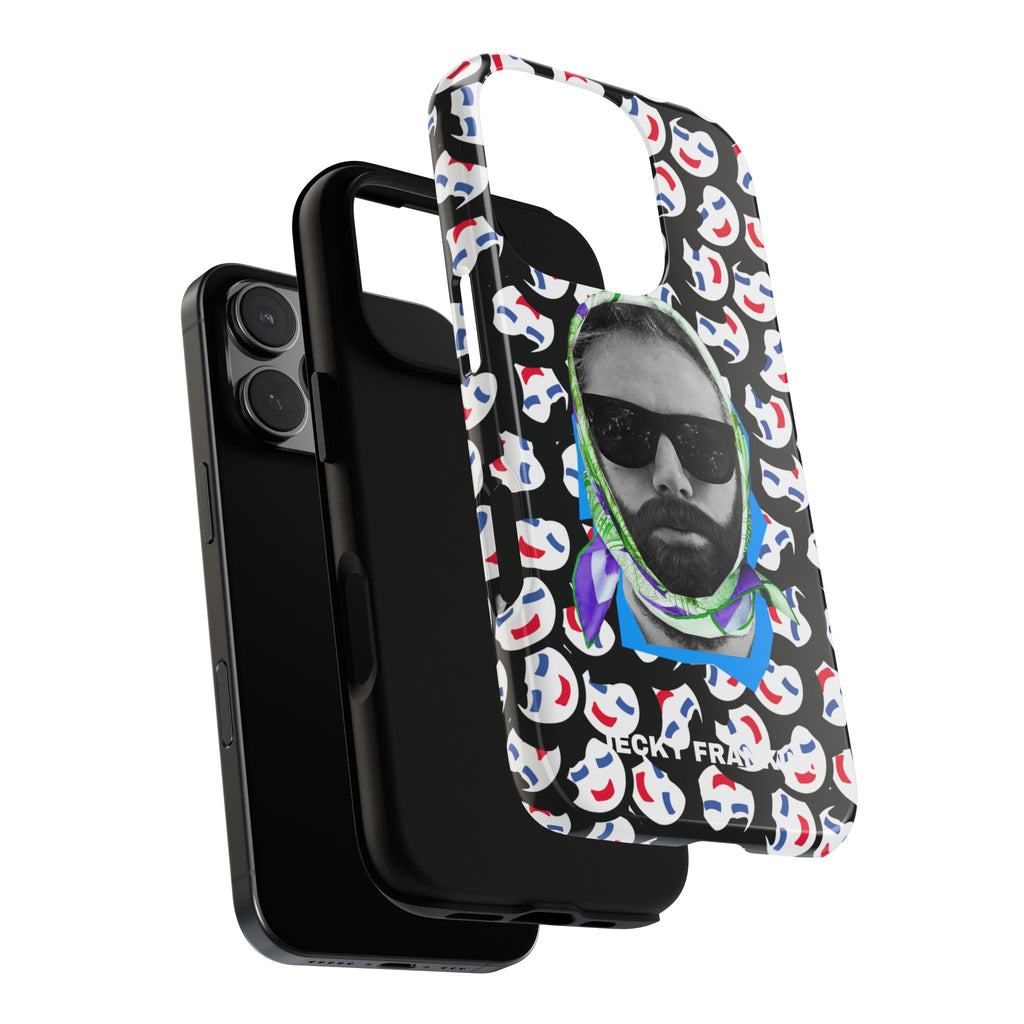 Smiling Mask Pattern Portrait Phone Case | Tough Cases