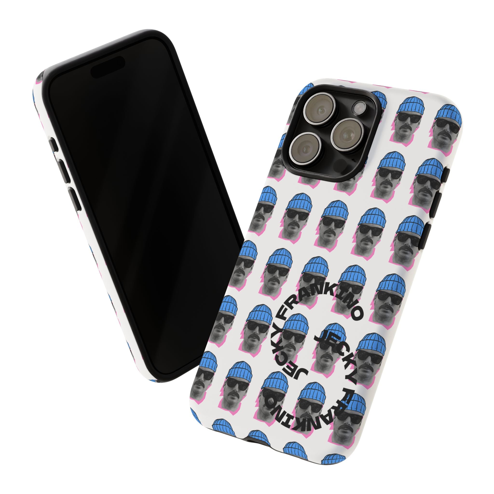 Bearded Man Pattern phone case | Tough Cases, repeating portrait design