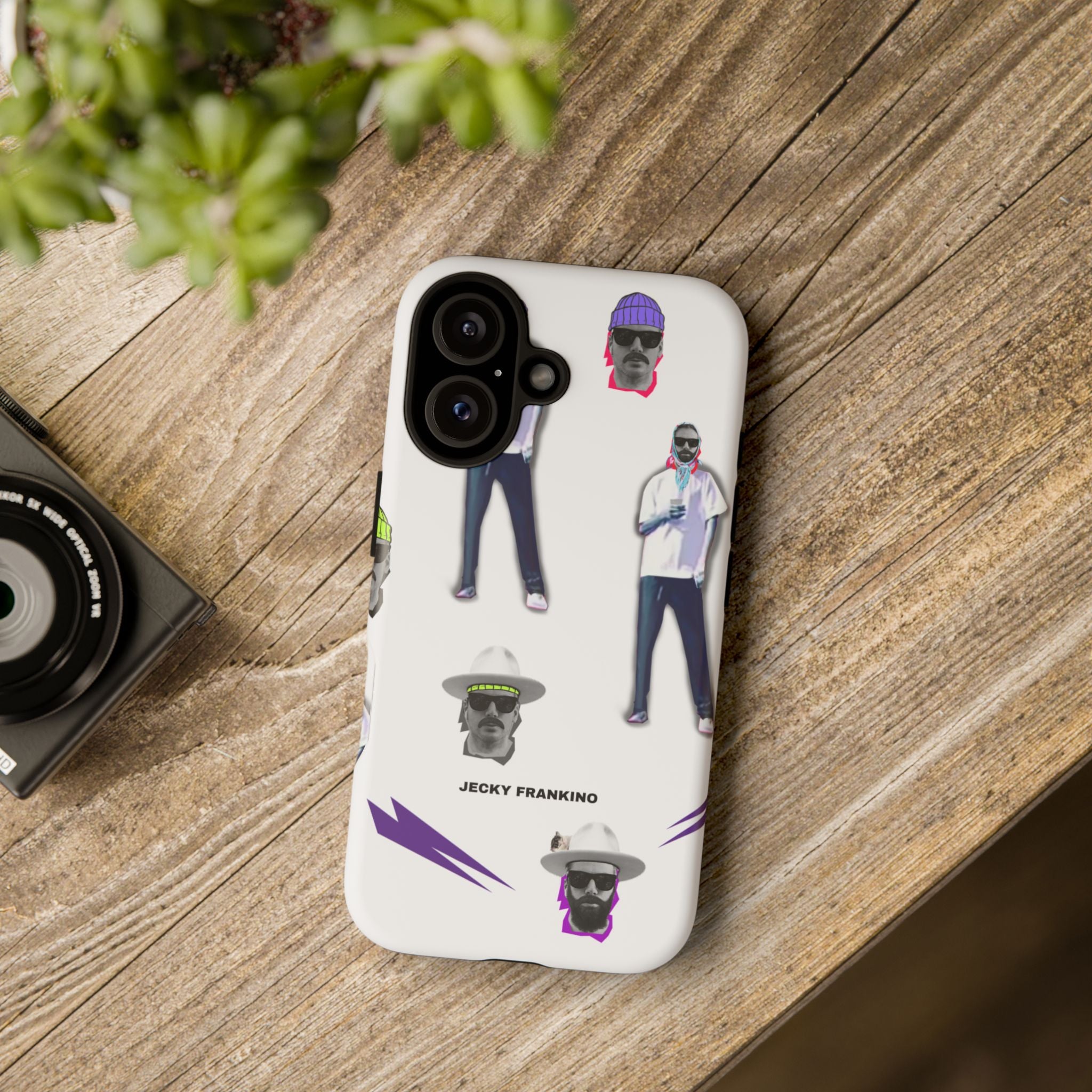Retro Cool Character Pattern phone case | Tough Cases