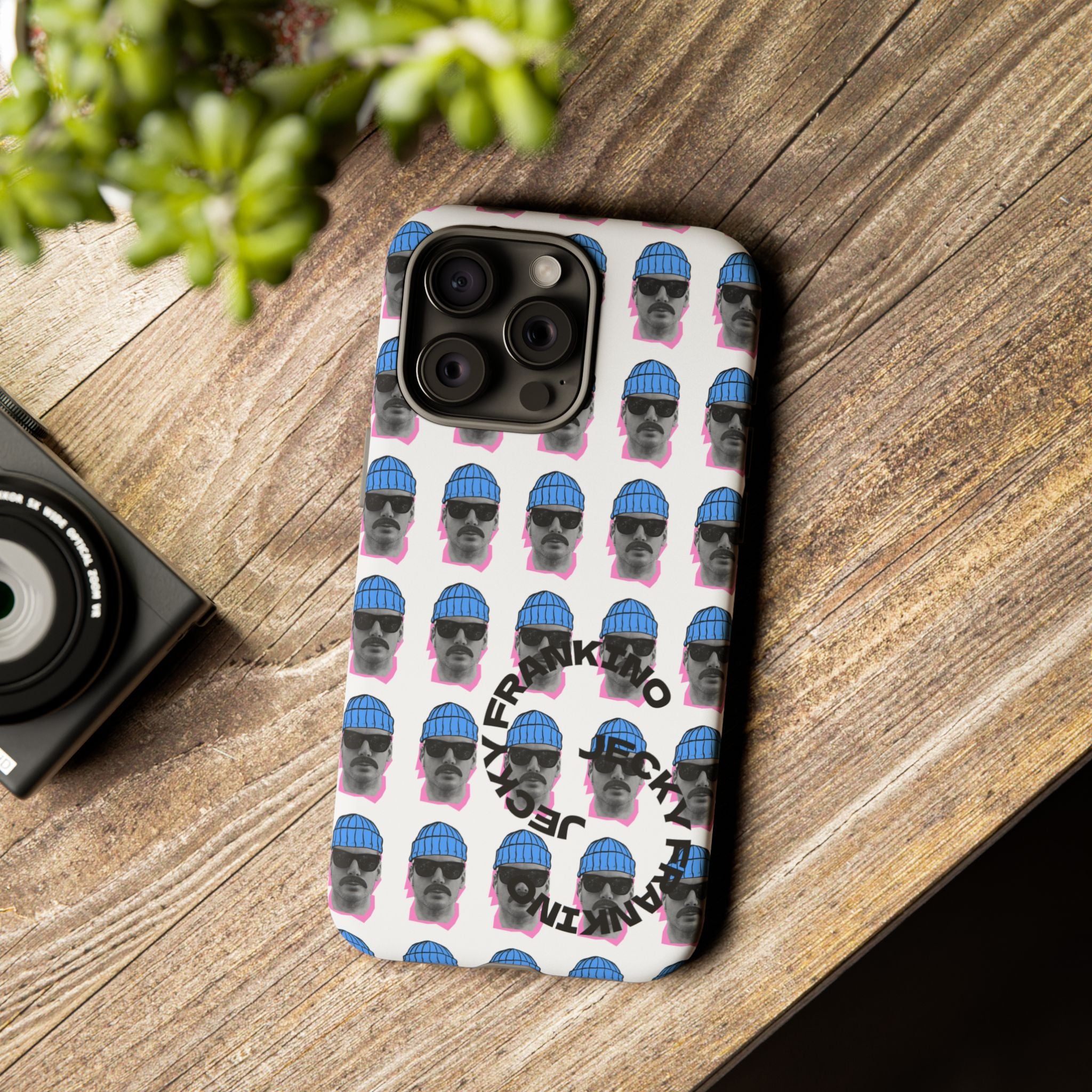 Bearded Man Pattern phone case | Tough Cases, repeating portrait design