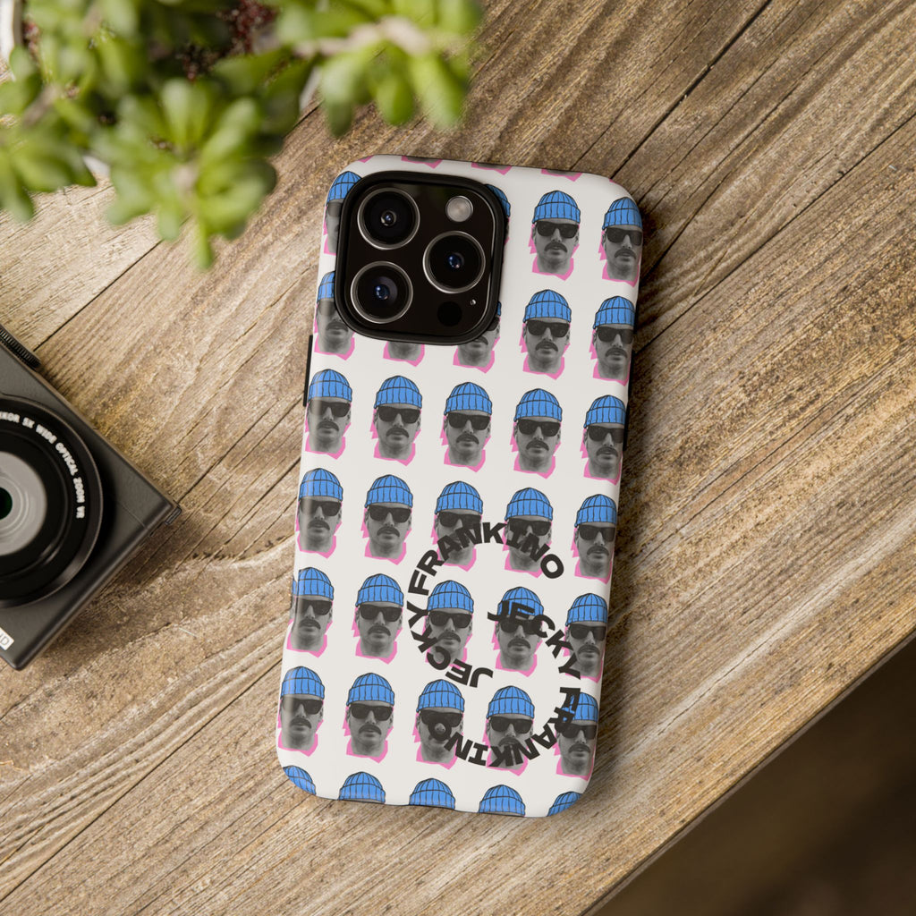 Bearded Man Pattern phone case | Tough Cases, repeating portrait design