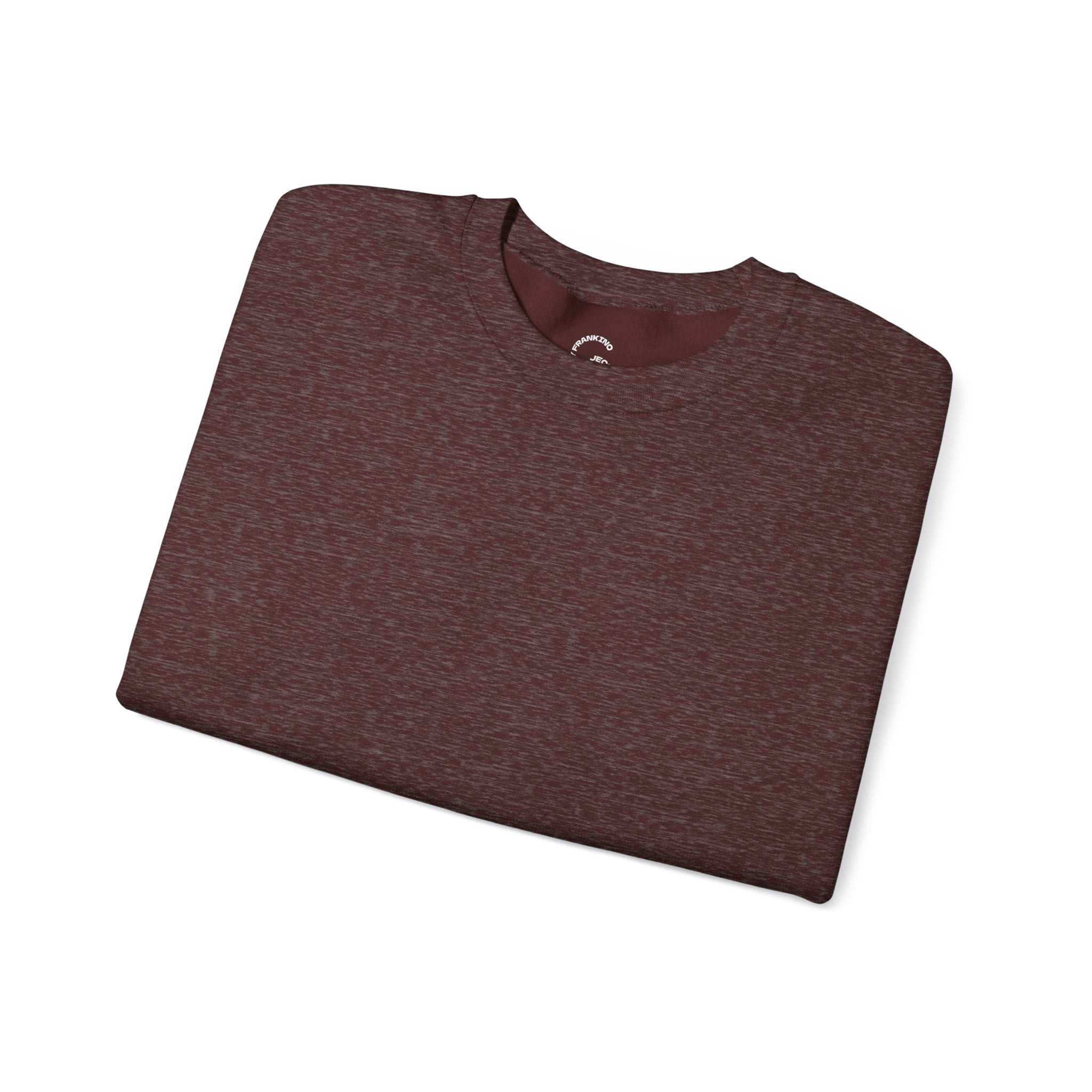 JECKY is/back Crewneck Sweatshirt | Minimal Back Text Design