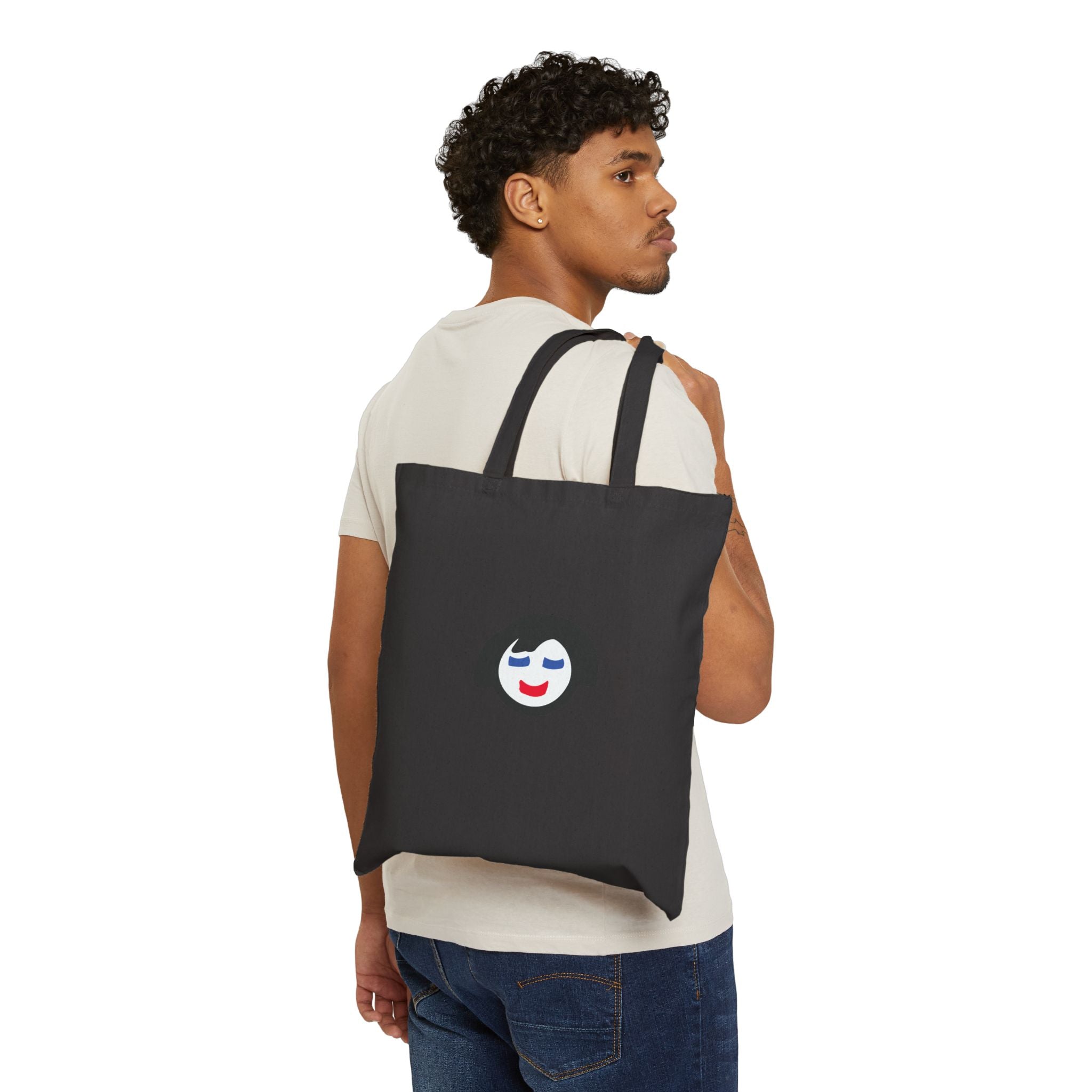 Cotton Canvas Tote Bag Jecky Frankino Logo