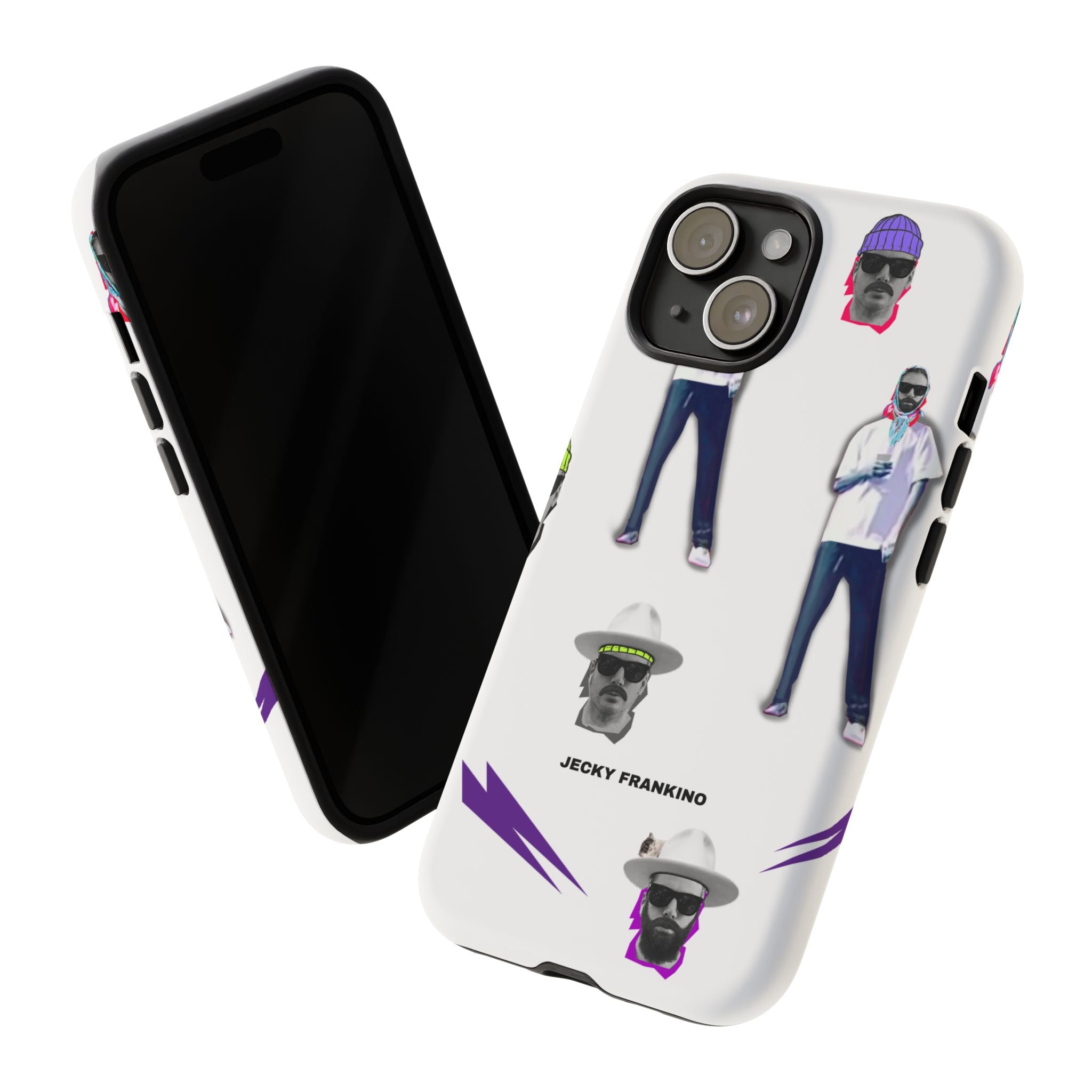 Retro Cool Character Pattern phone case | Tough Cases