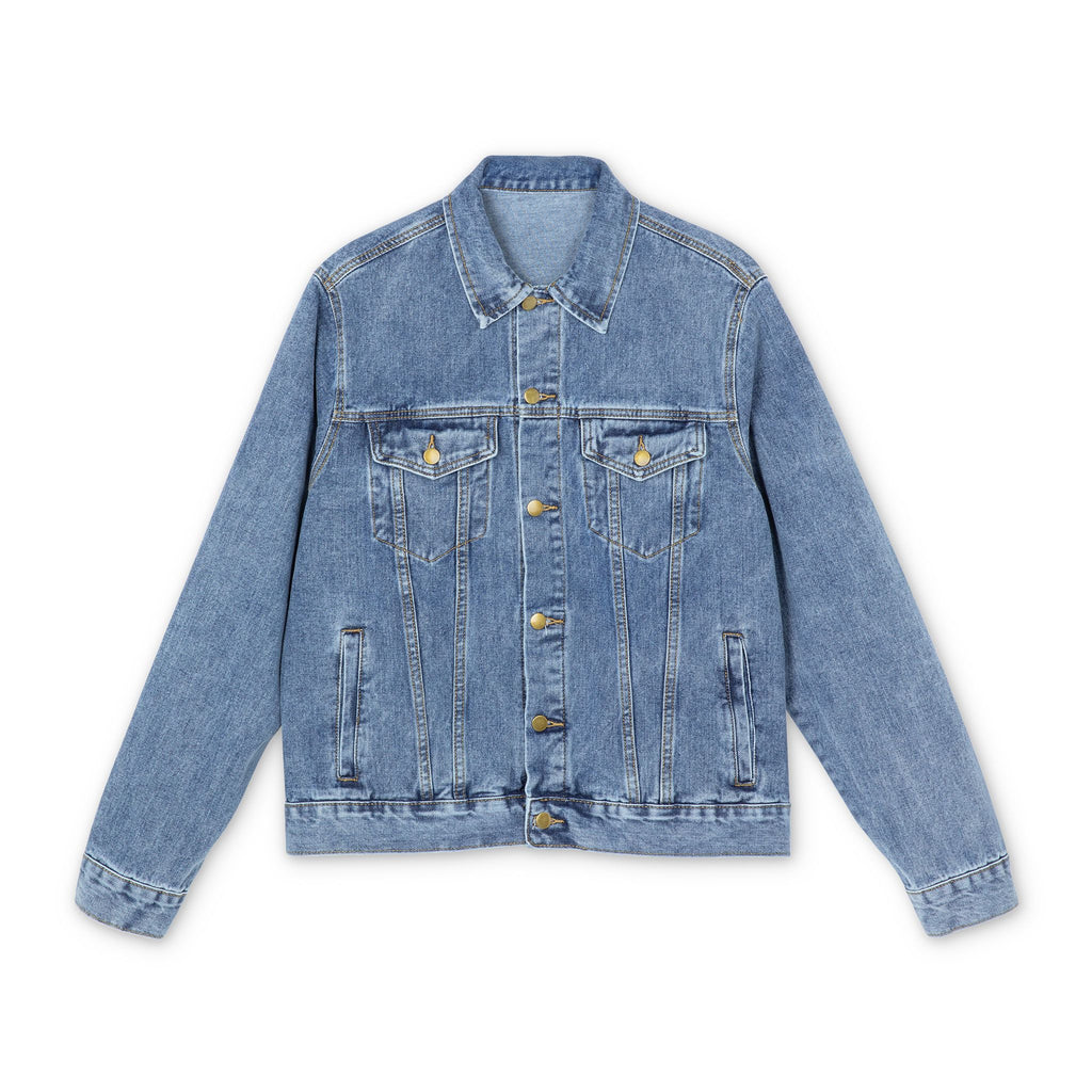Classic Denim Jacket | Men's Jean Jacket, Light Blue Casual Outerwear