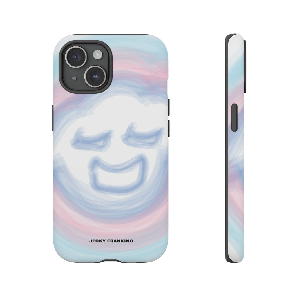 Pastel Smiley Face JECKY FRANKINO Phone Case | Tough Cases