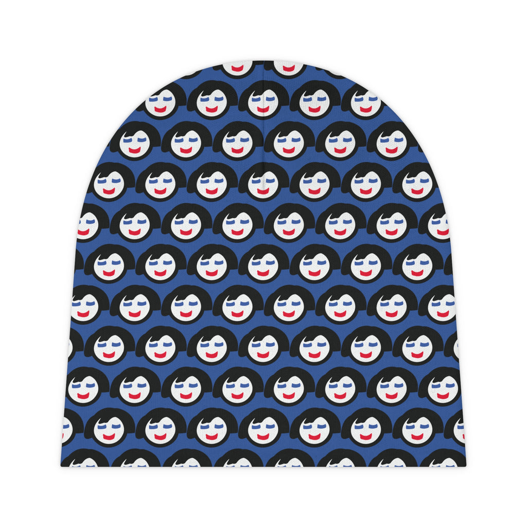 Smiling Face Pattern Baby Beanie