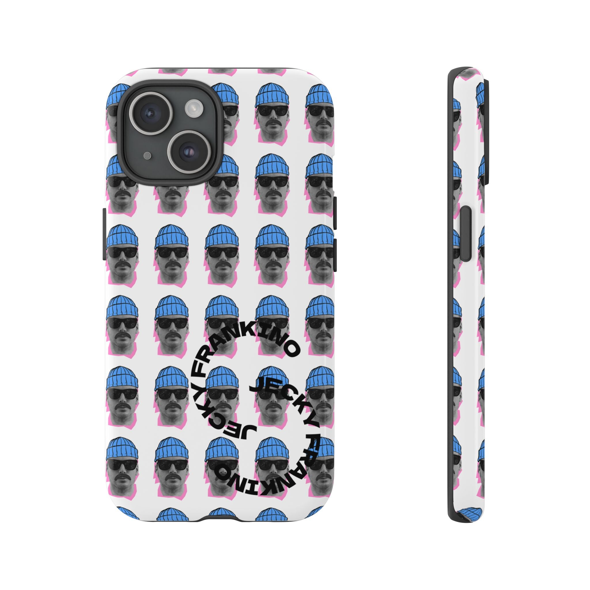 Bearded Man Pattern phone case | Tough Cases, repeating portrait design