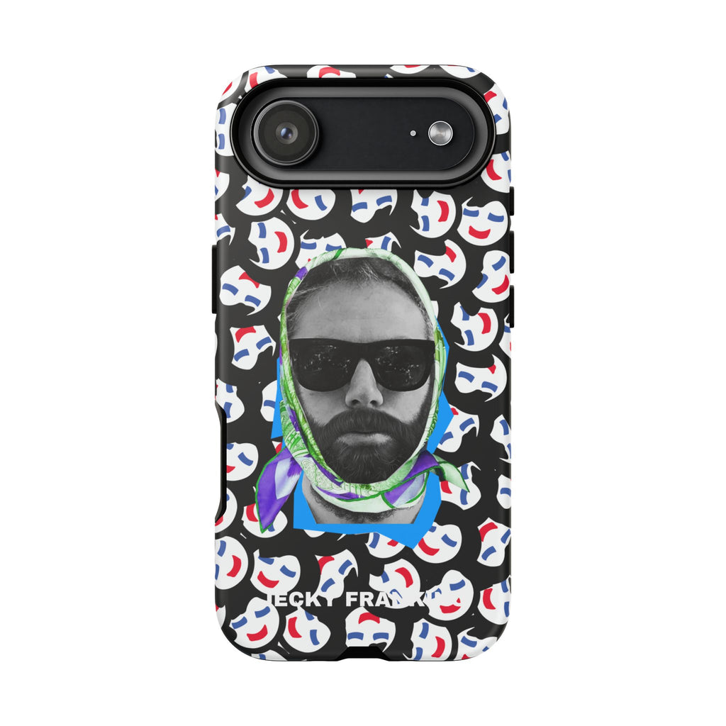 Smiling Mask Pattern Portrait Phone Case | Tough Cases