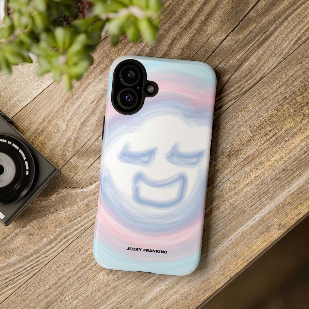 Pastel Smiley Face JECKY FRANKINO Phone Case | Tough Cases
