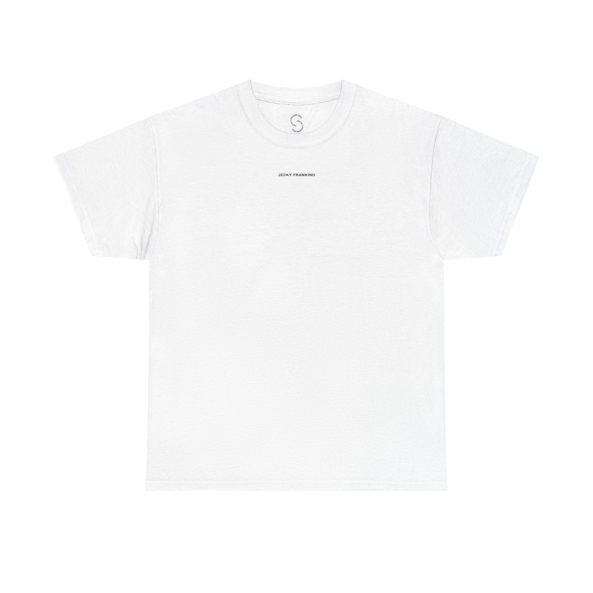 Smiling Rainbow Face Tee | Pastel Neon Backprint T‑Shirt