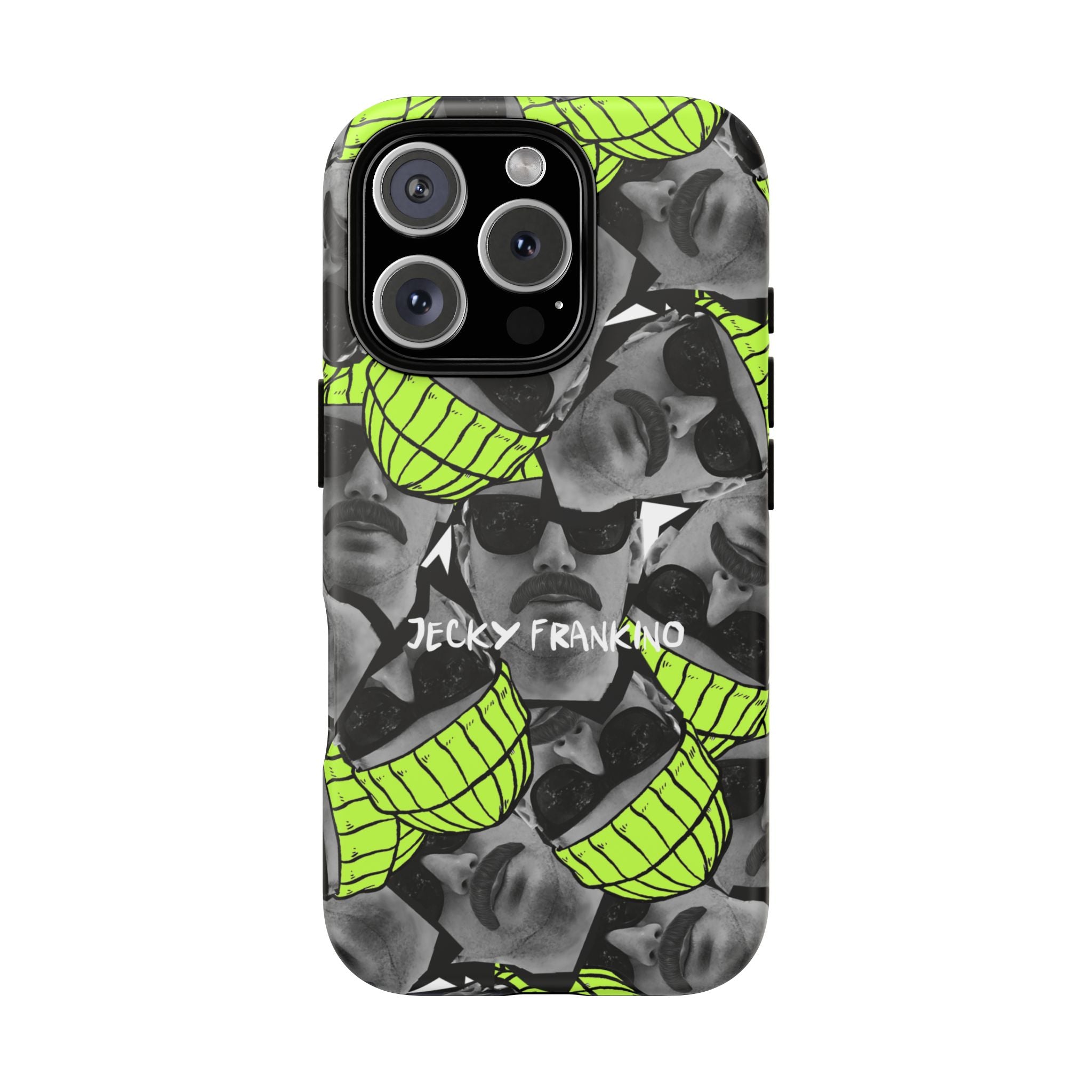 Neon Banana Face collage Phone Case | Tough Case