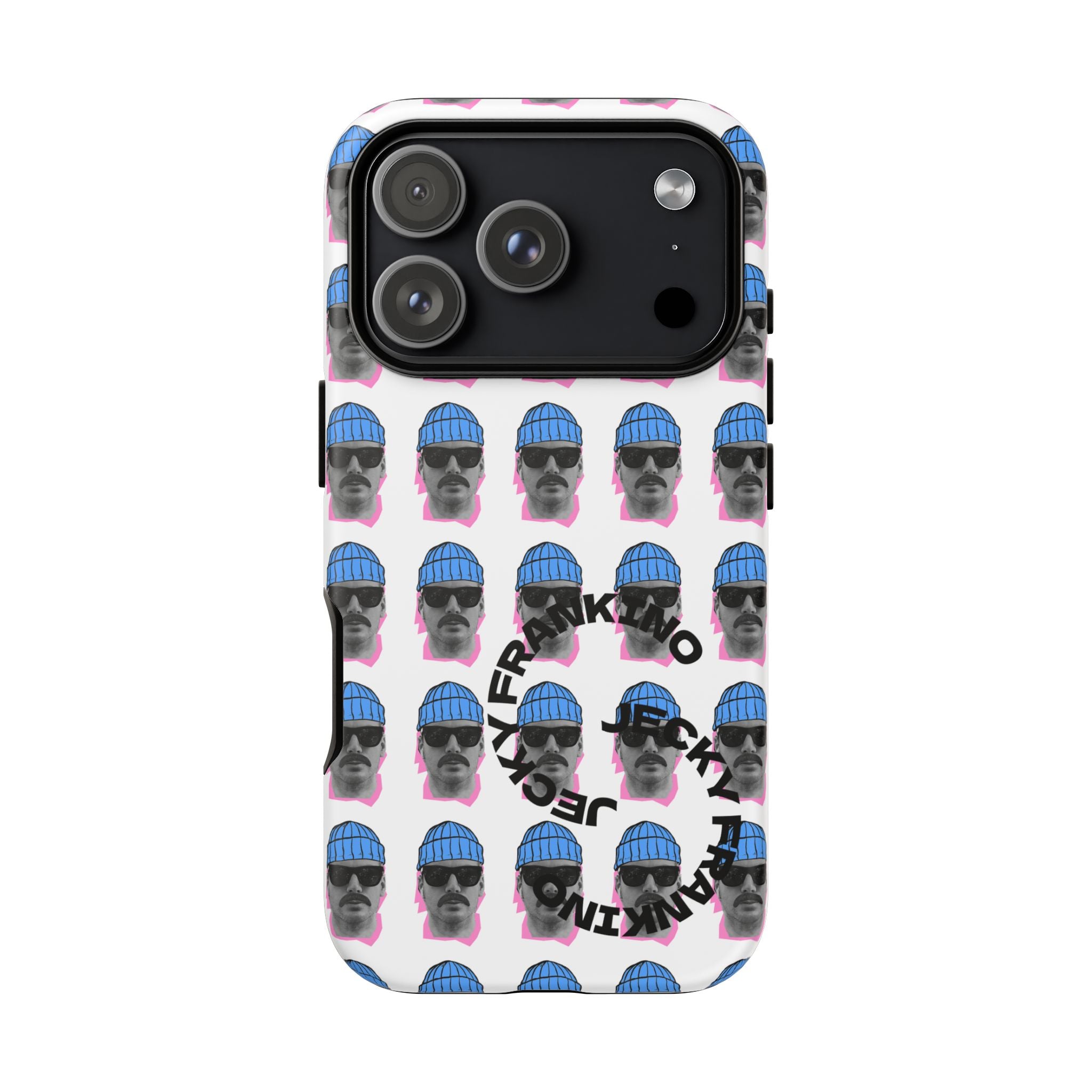 Bearded Man Pattern phone case | Tough Cases, repeating portrait design