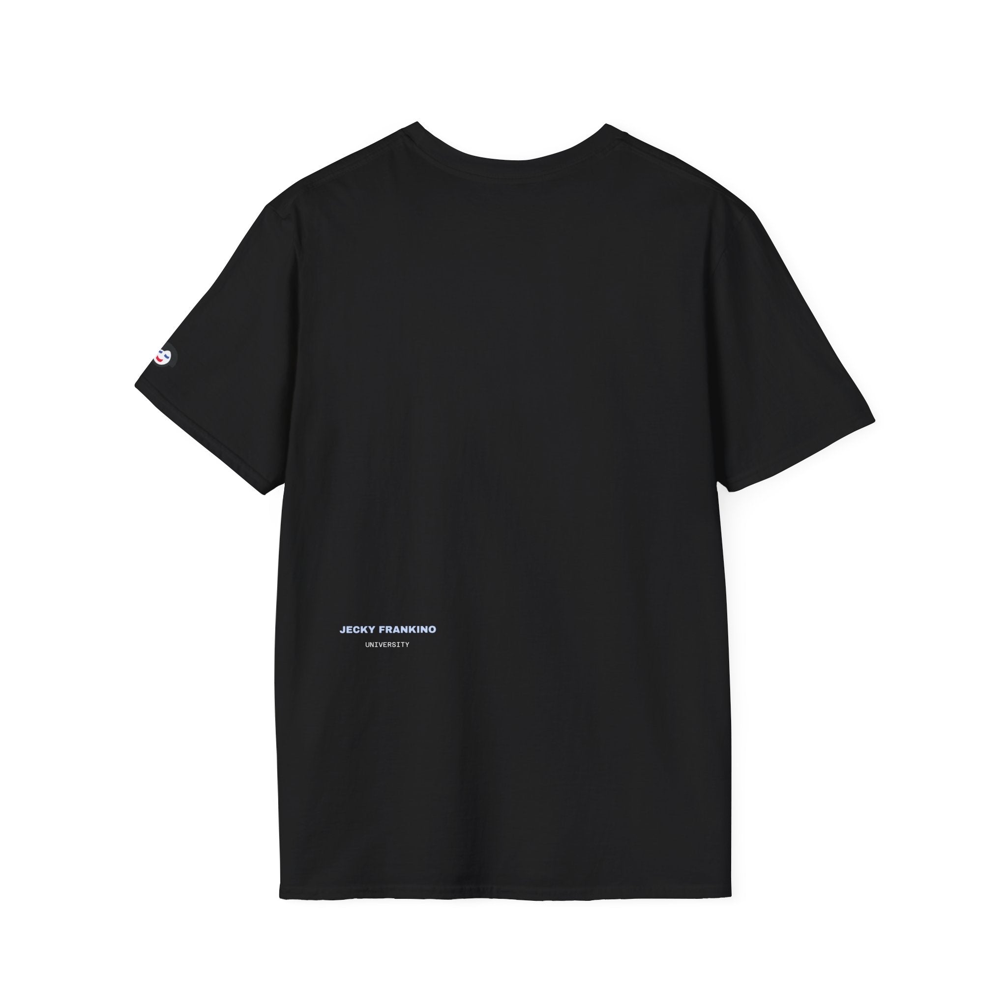 Minimal 'LUCKY' Text Tee, T-Shirt | Small Chest Script Logo