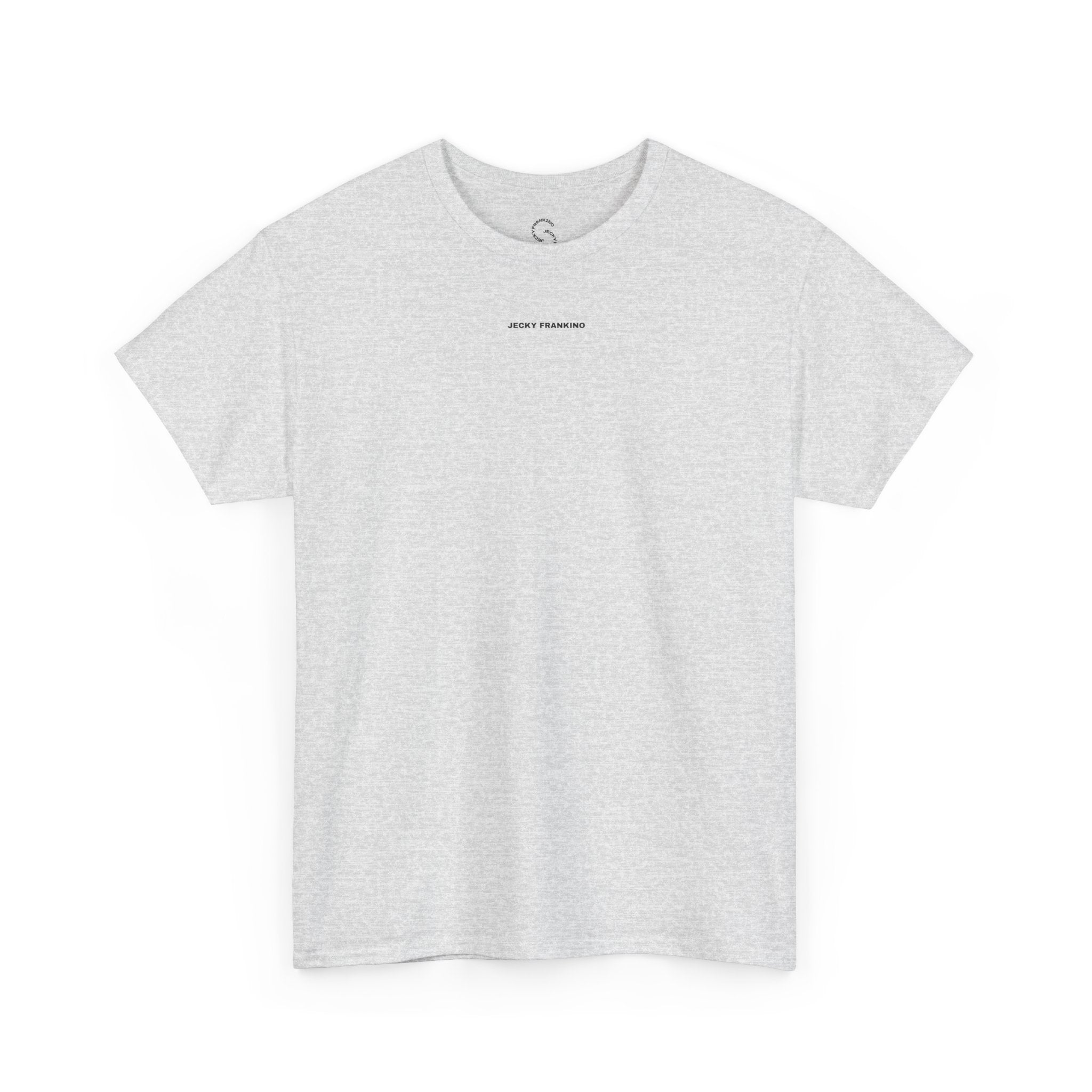 Smiling Rainbow Face Tee | Pastel Neon Backprint T‑Shirt