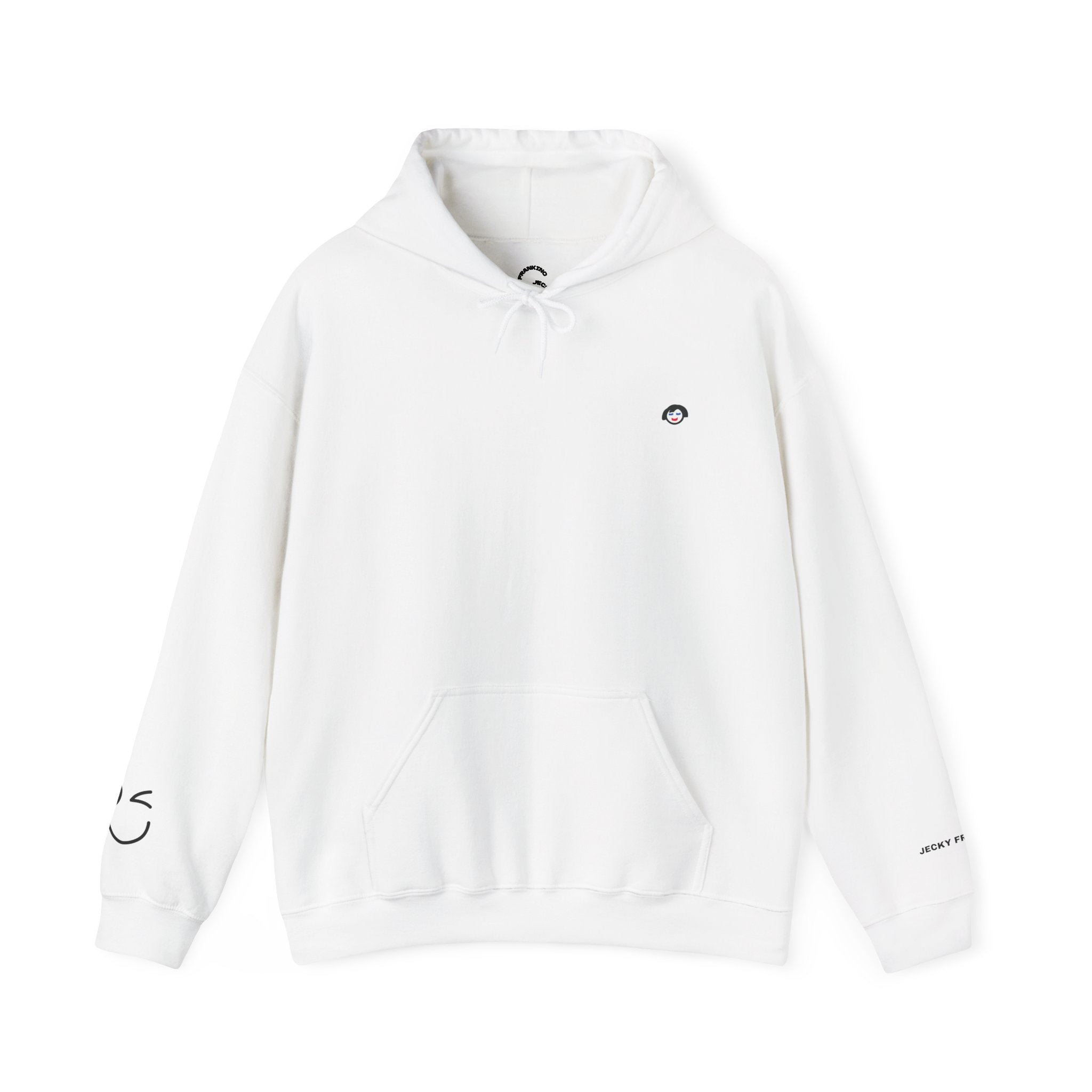 Blank White Hoodie | Plain Hooded Sweatshirt, DIY Printing, Custom Apparel