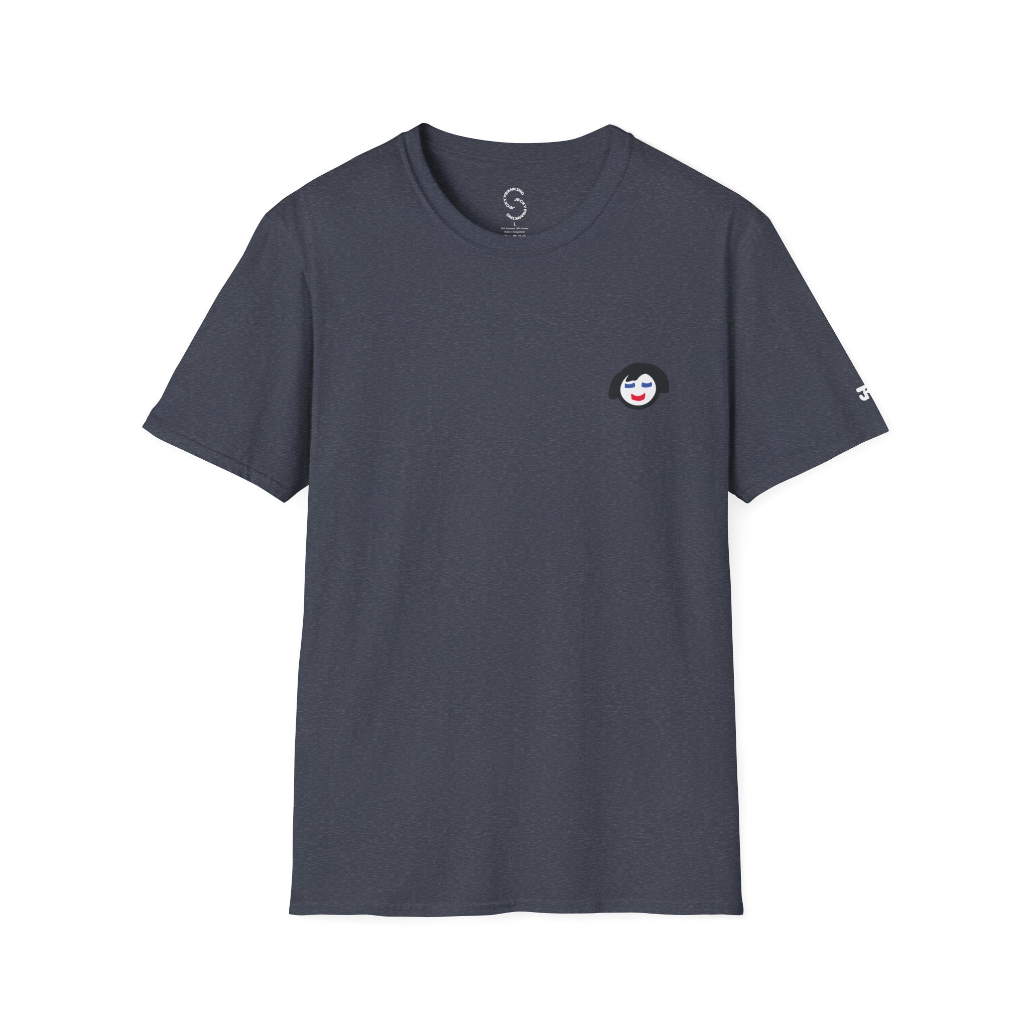 Smiling Jecky Frankino Face T-Shirt | Small Chest Graphic
