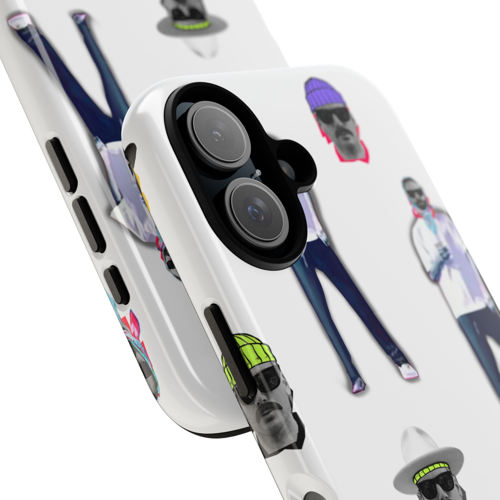 Retro Cool Character Pattern phone case | Tough Cases