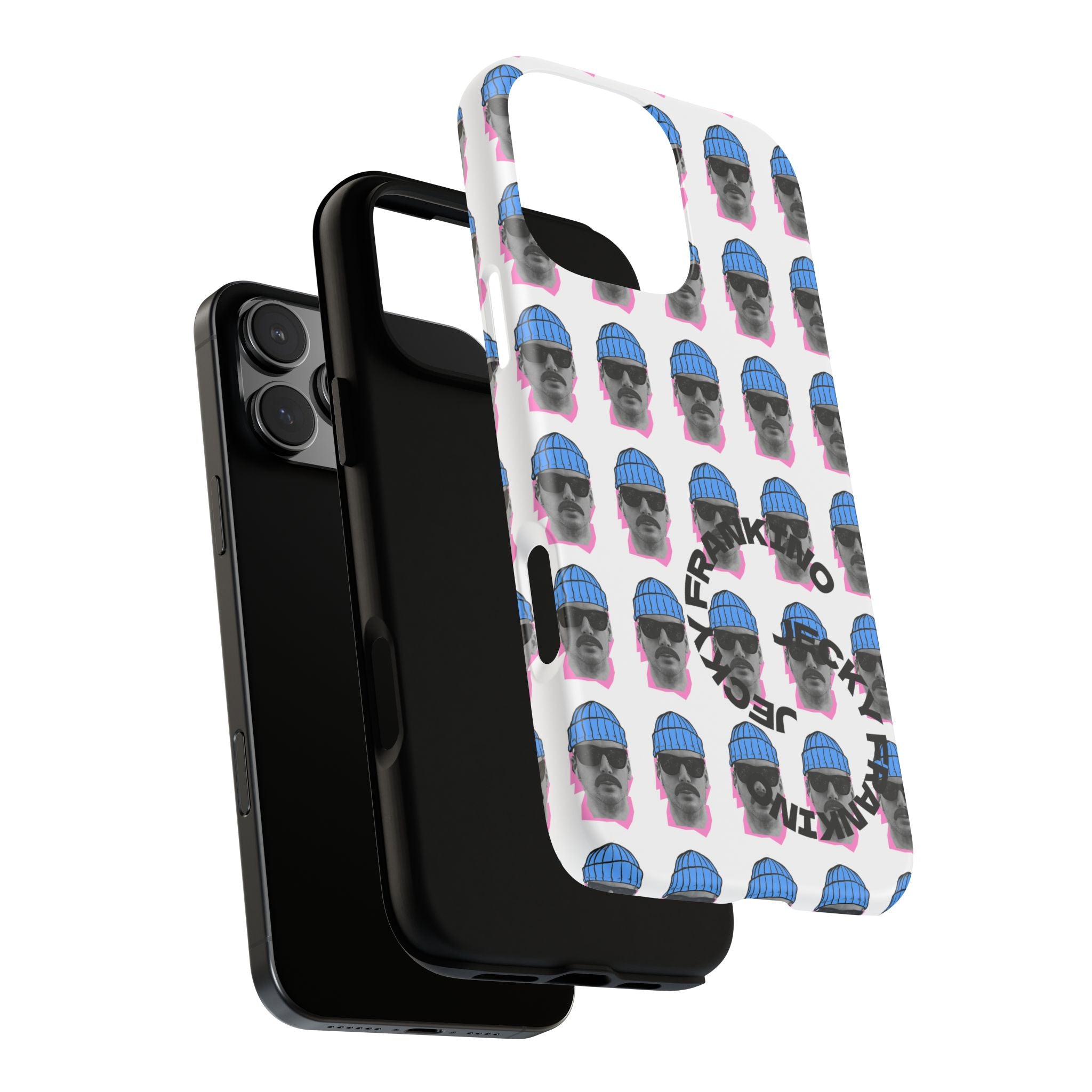 Bearded Man Pattern phone case | Tough Cases, repeating portrait design