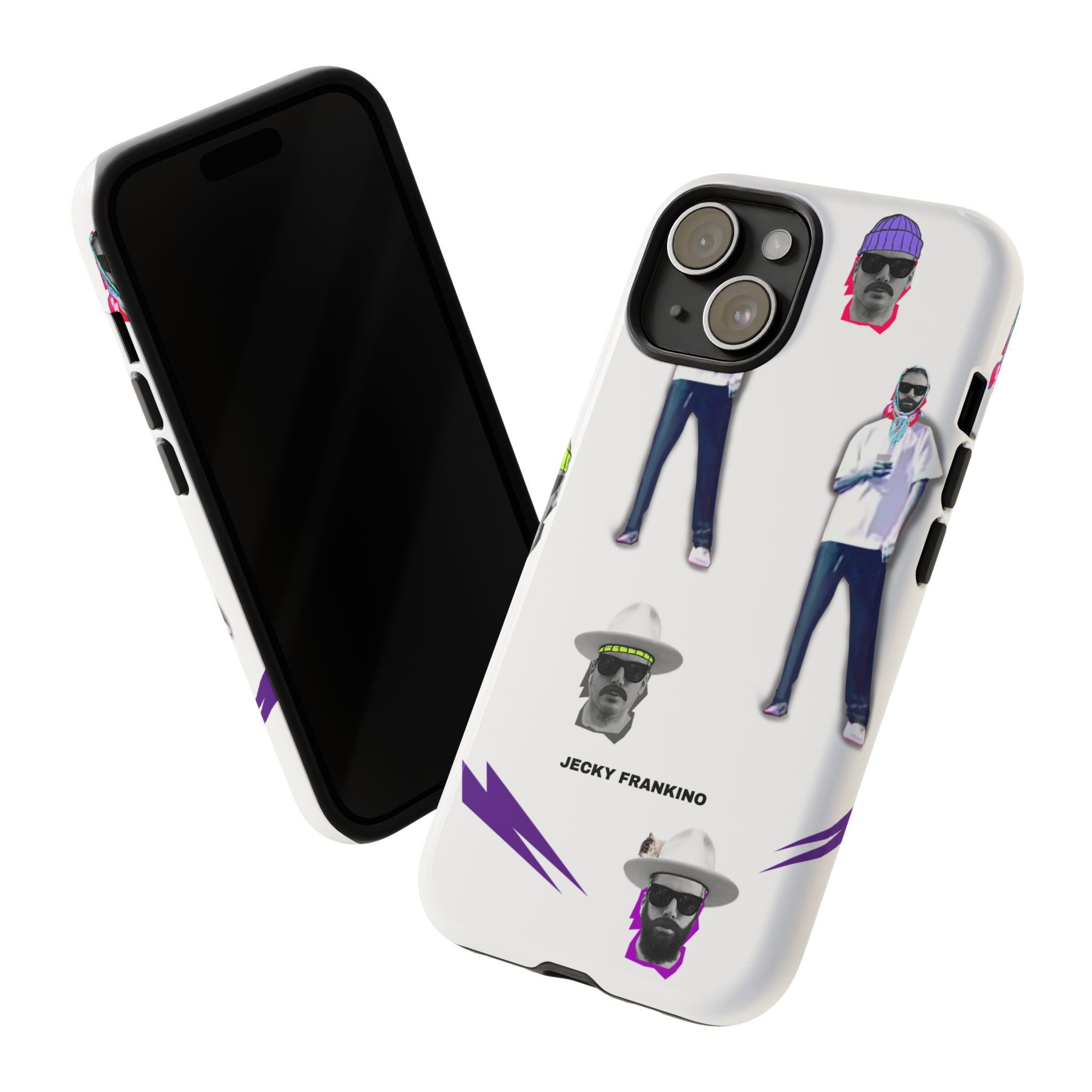 Retro Cool Character Pattern phone case | Tough Cases