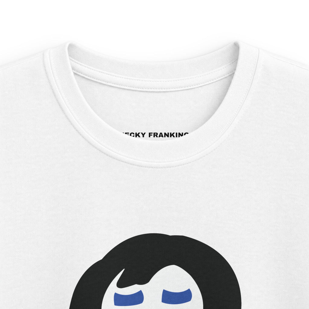 Smiling Face Graphic Tee Kids Shirt | Cute Minimal Face Illustration