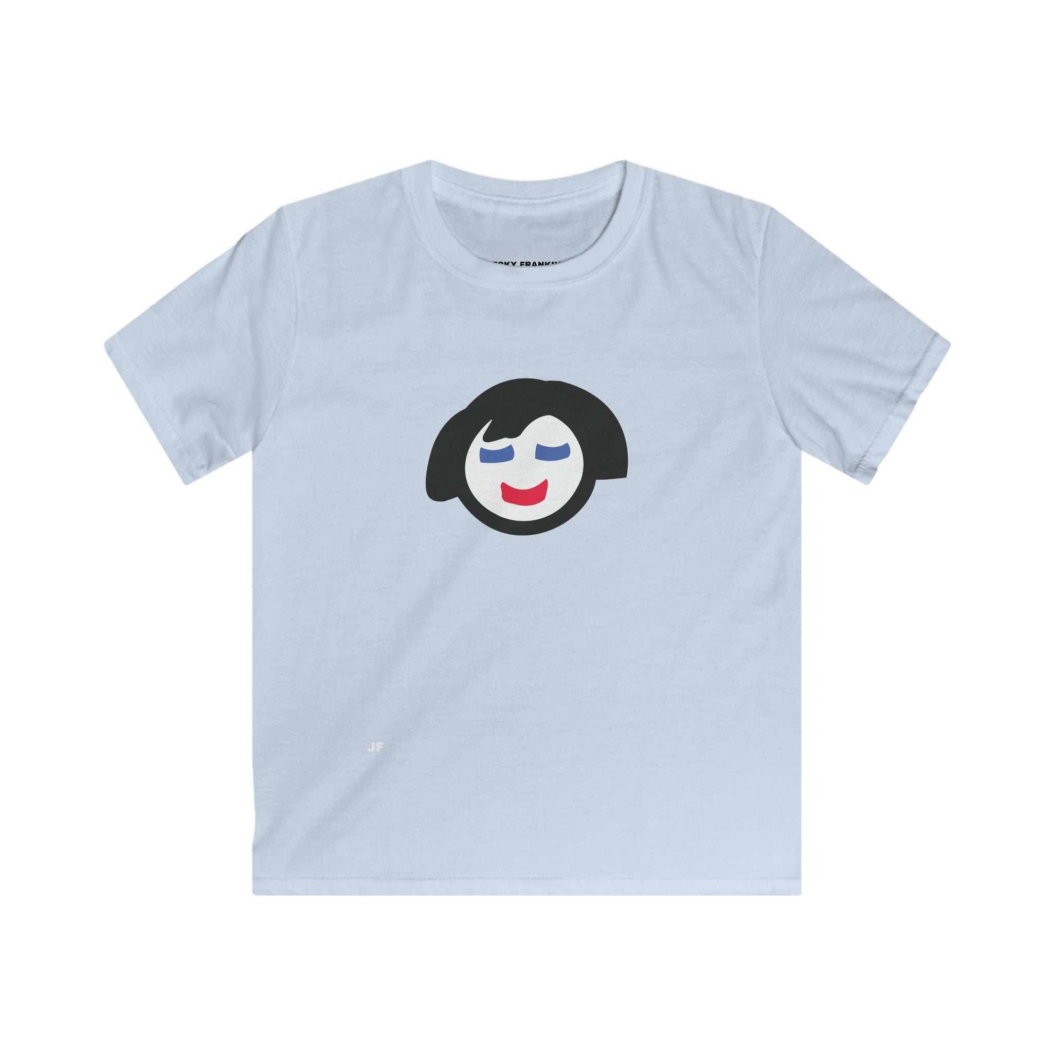 Smiling Face Graphic Tee Kids Shirt | Cute Minimal Face Illustration