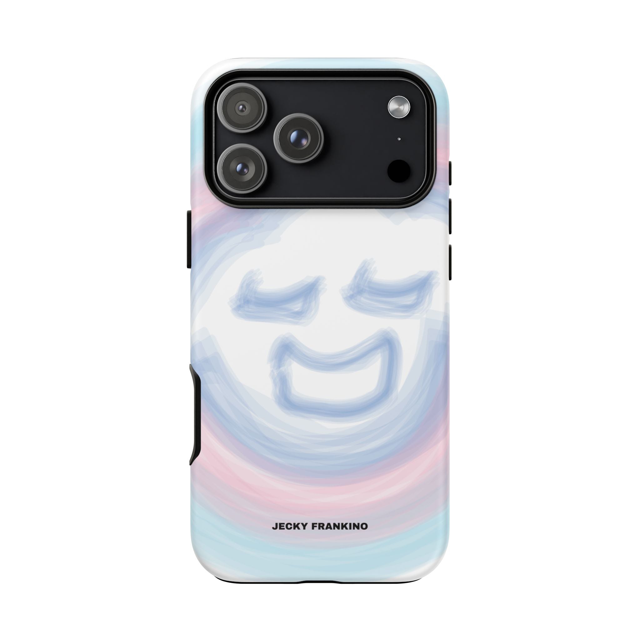 Pastel Smiley Face JECKY FRANKINO Phone Case | Tough Cases