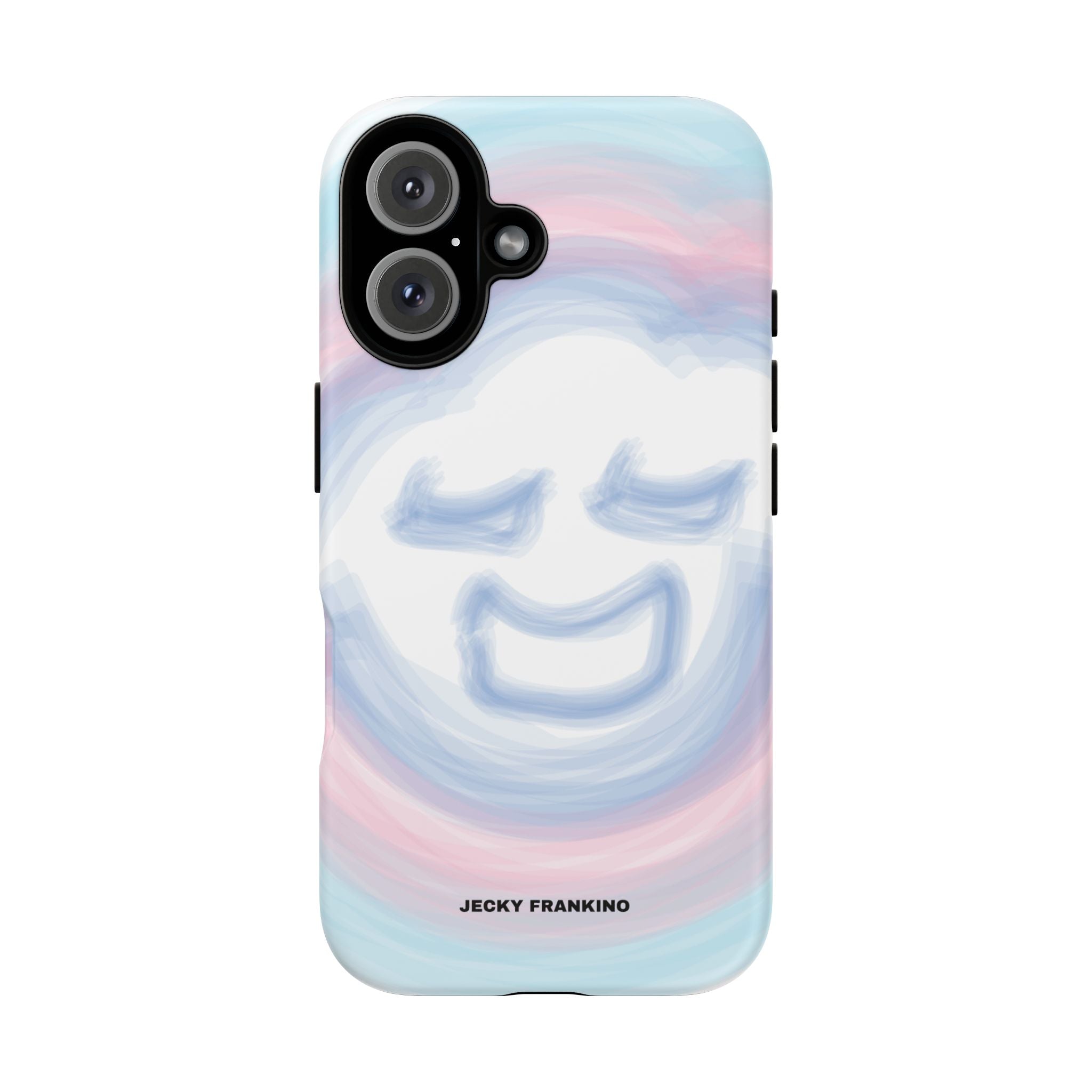 Pastel Smiley Face JECKY FRANKINO Phone Case | Tough Cases