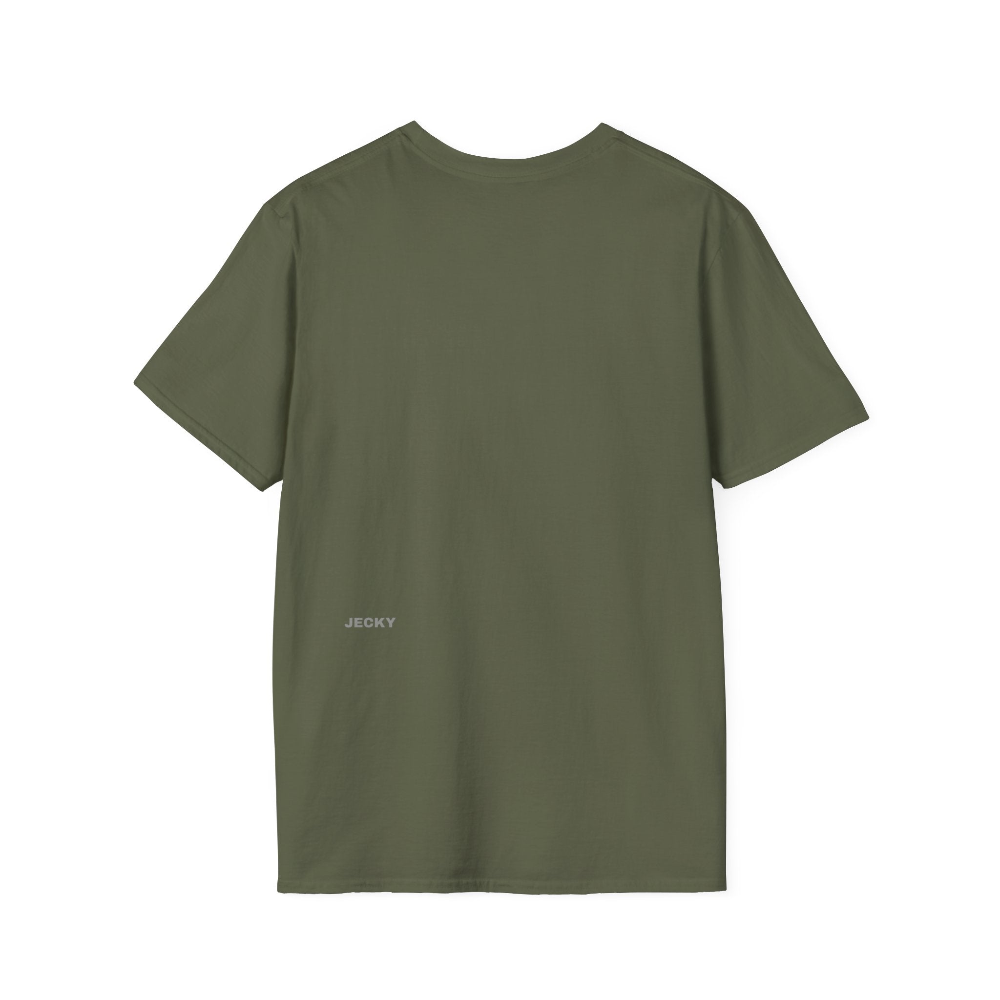 Abstract Color Swirl T-Shirt | Minimal Lens Circle Graphic