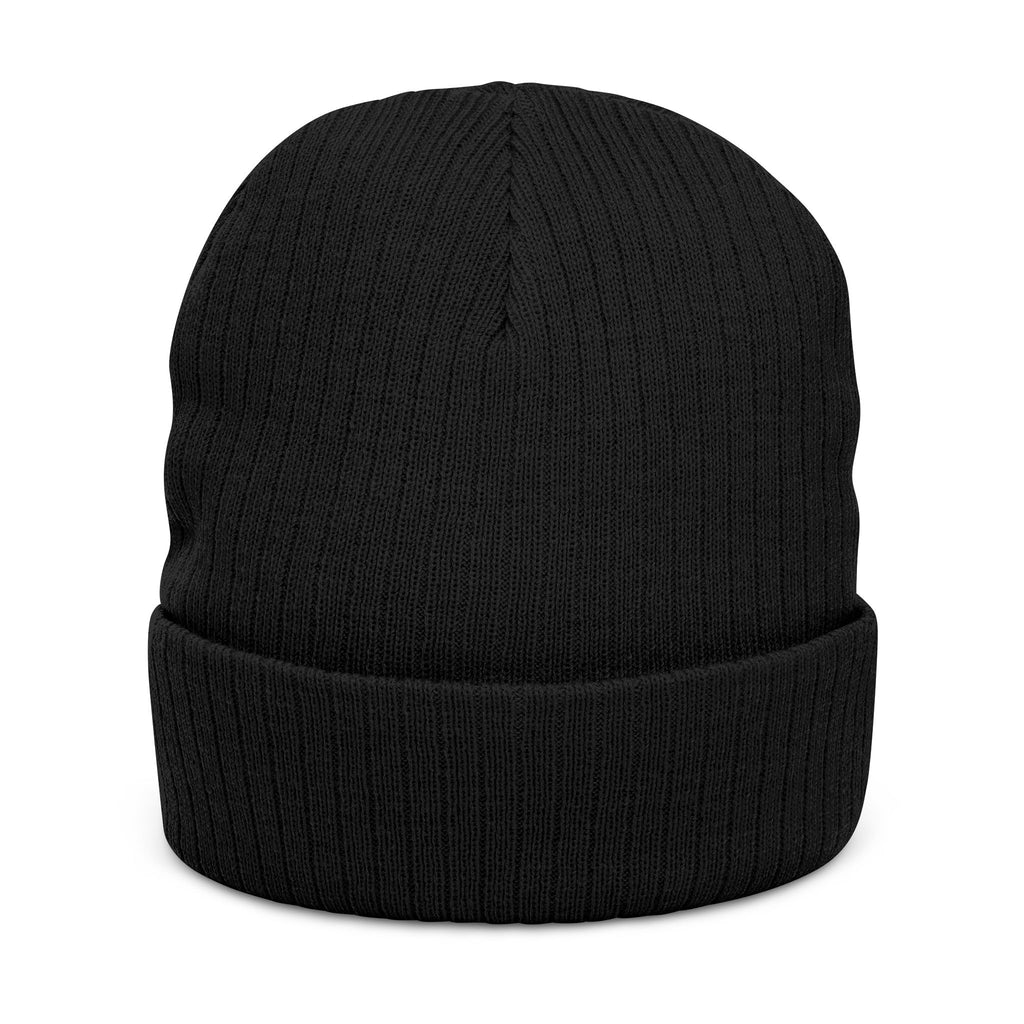Tiny JECKY Face Beanie | Ribbed Knit Embroidered Hat