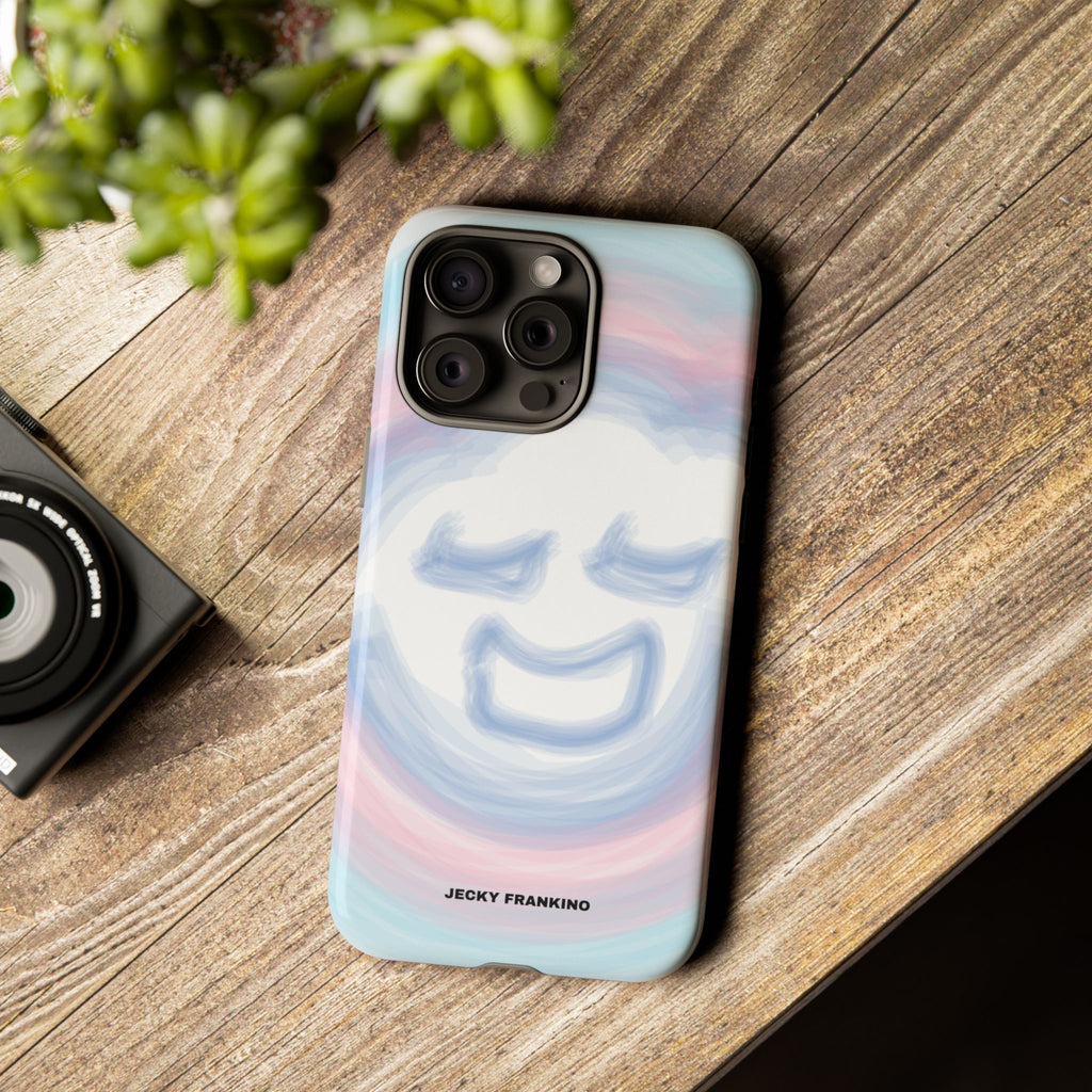 Pastel Smiley Face JECKY FRANKINO Phone Case | Tough Cases