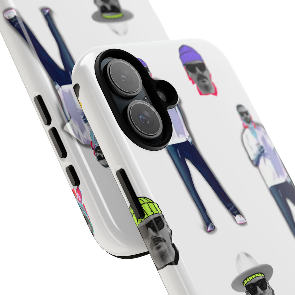 Retro Cool Character Pattern phone case | Tough Cases