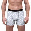 Smiling Monkey Pattern Boxer Briefs | All-Over Print Trippy Retro Face