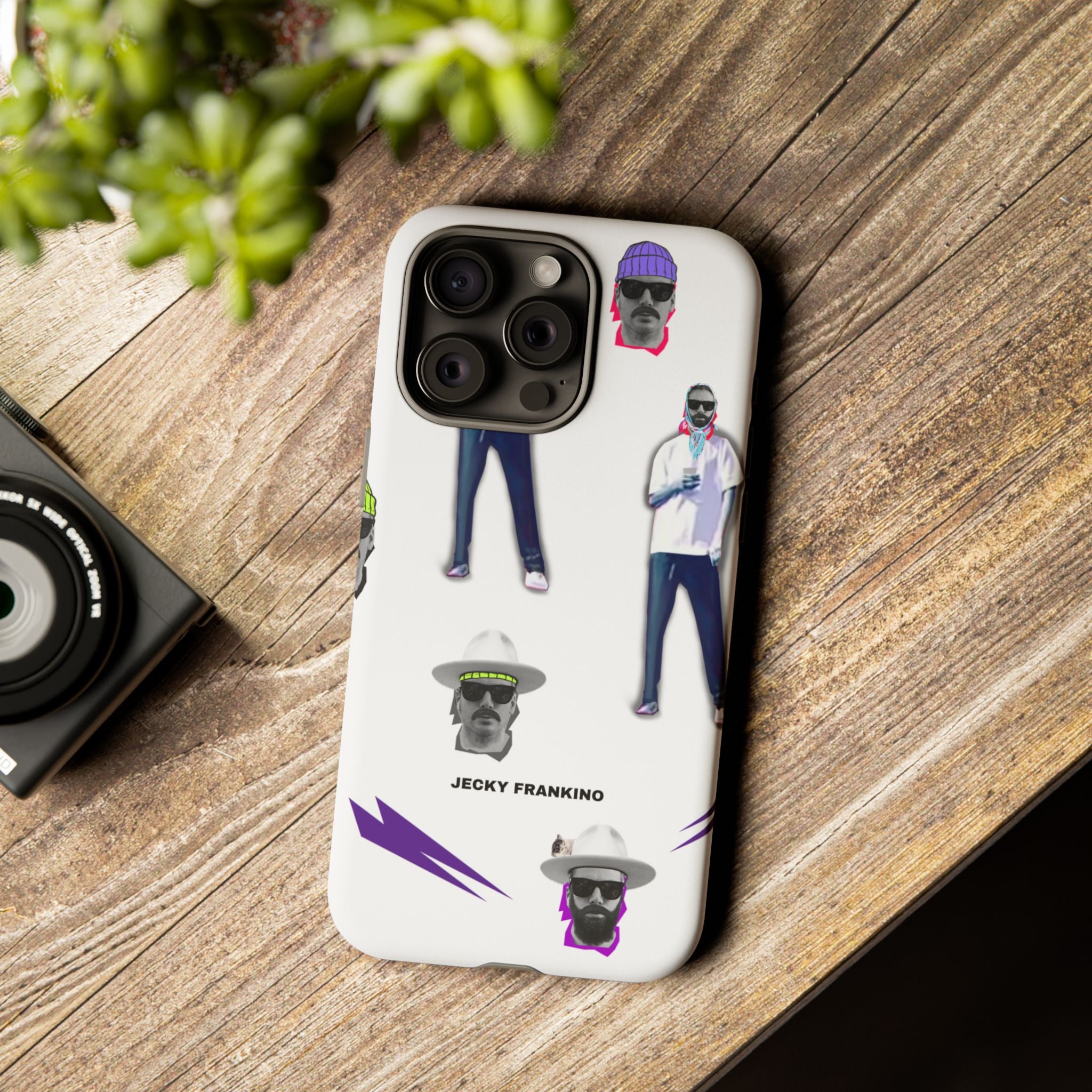 Retro Cool Character Pattern phone case | Tough Cases