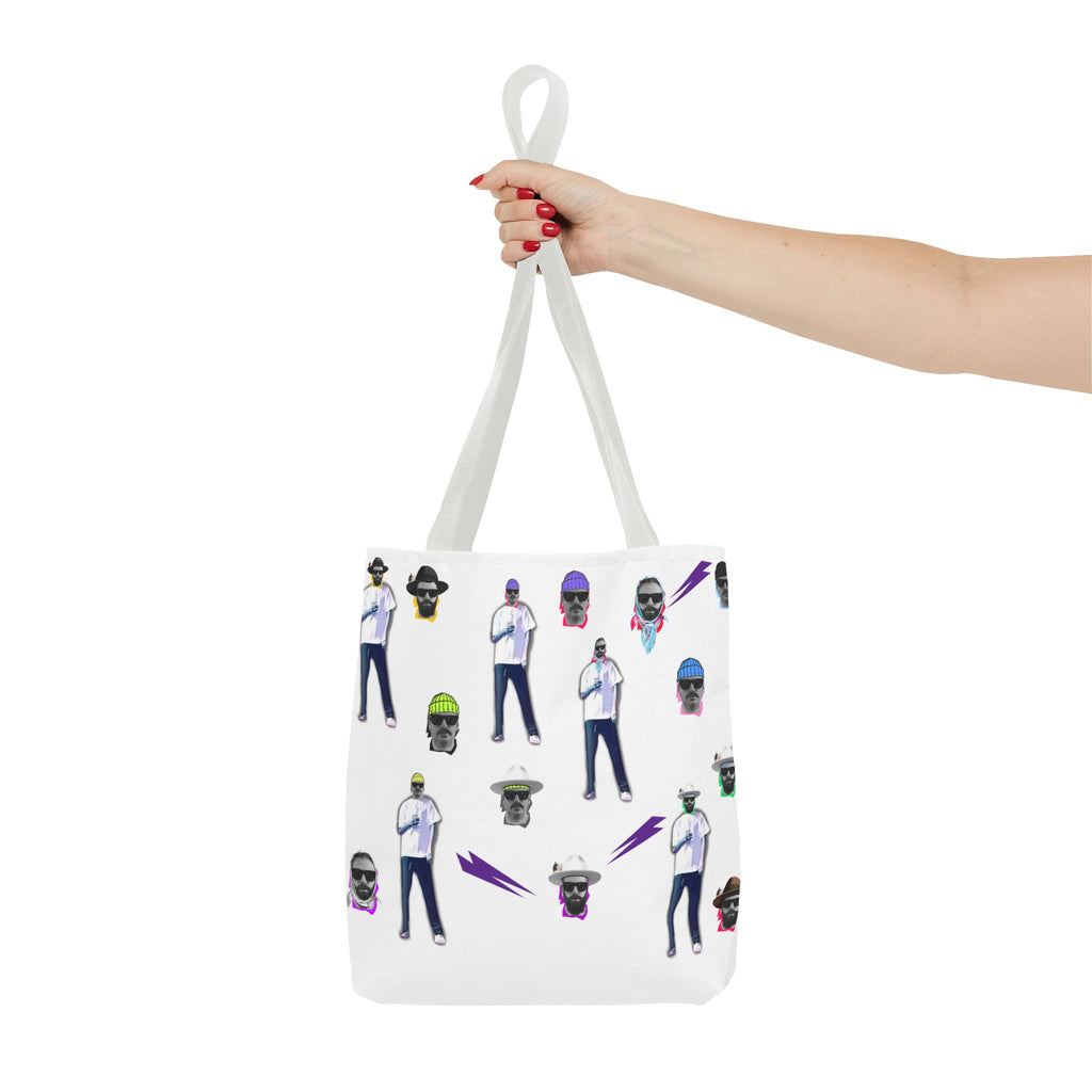 Retro Skate Crew Tote Bag | Patterned All-Over-Print