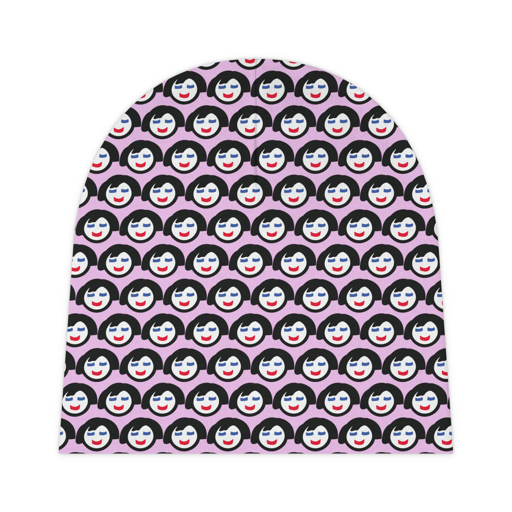 Smiling Face Pattern Baby Beanie