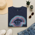 Smiling Rainbow Jecky Frankino Face T-Shirt | Pastel Vaporwave Smile Tee