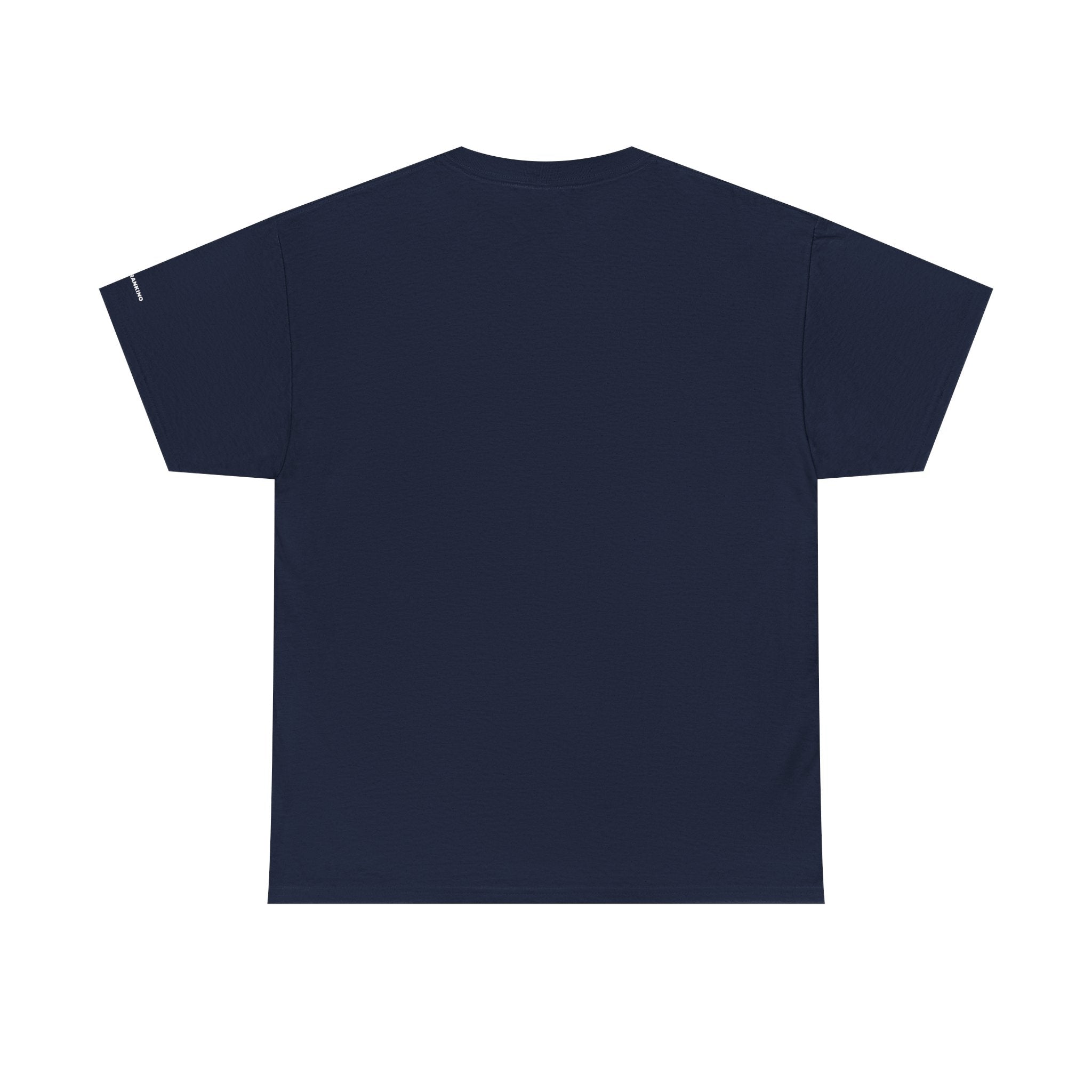 JF Mustached Man with BLU Beanie T-Shirt | Retro Portrait, Sunglasses, Vaporwave Accent