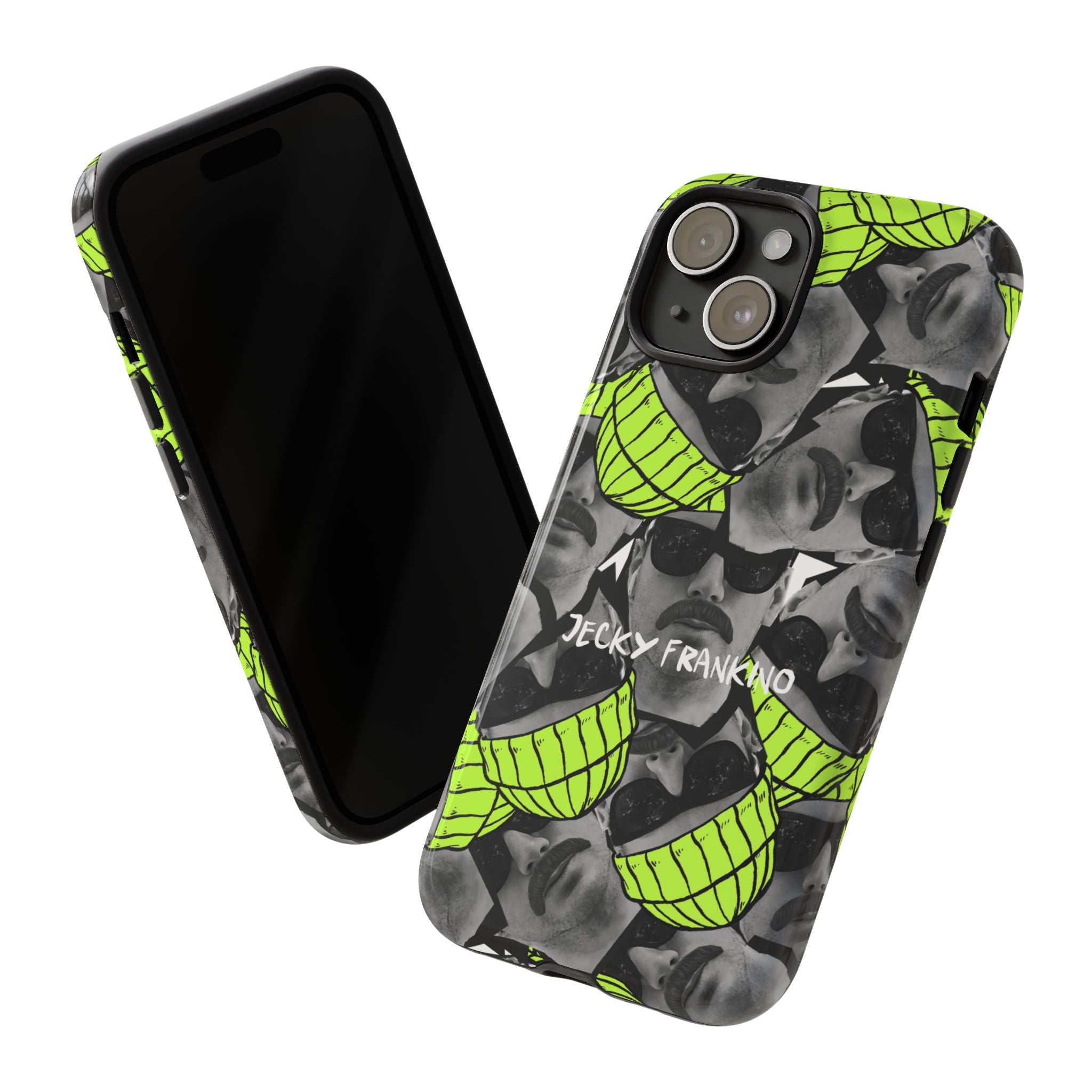 Neon Banana Face collage Phone Case | Tough Case