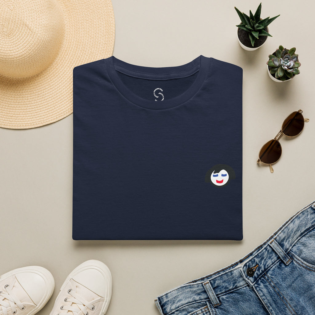 Smiling Jecky Frankino Face T-Shirt | Small Chest Graphic