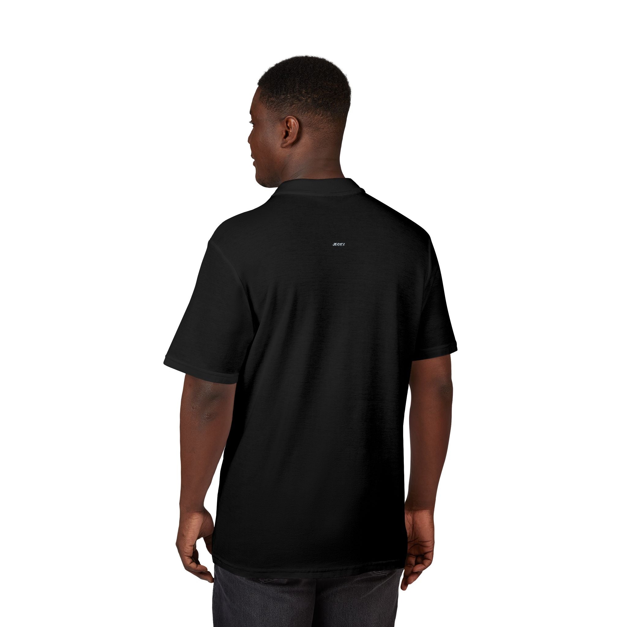 Minimal Jecky Face Logo  embroidered  Polo