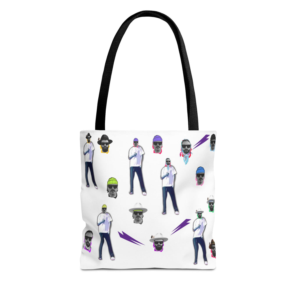Retro Skate Crew Tote Bag | Patterned All-Over-Print