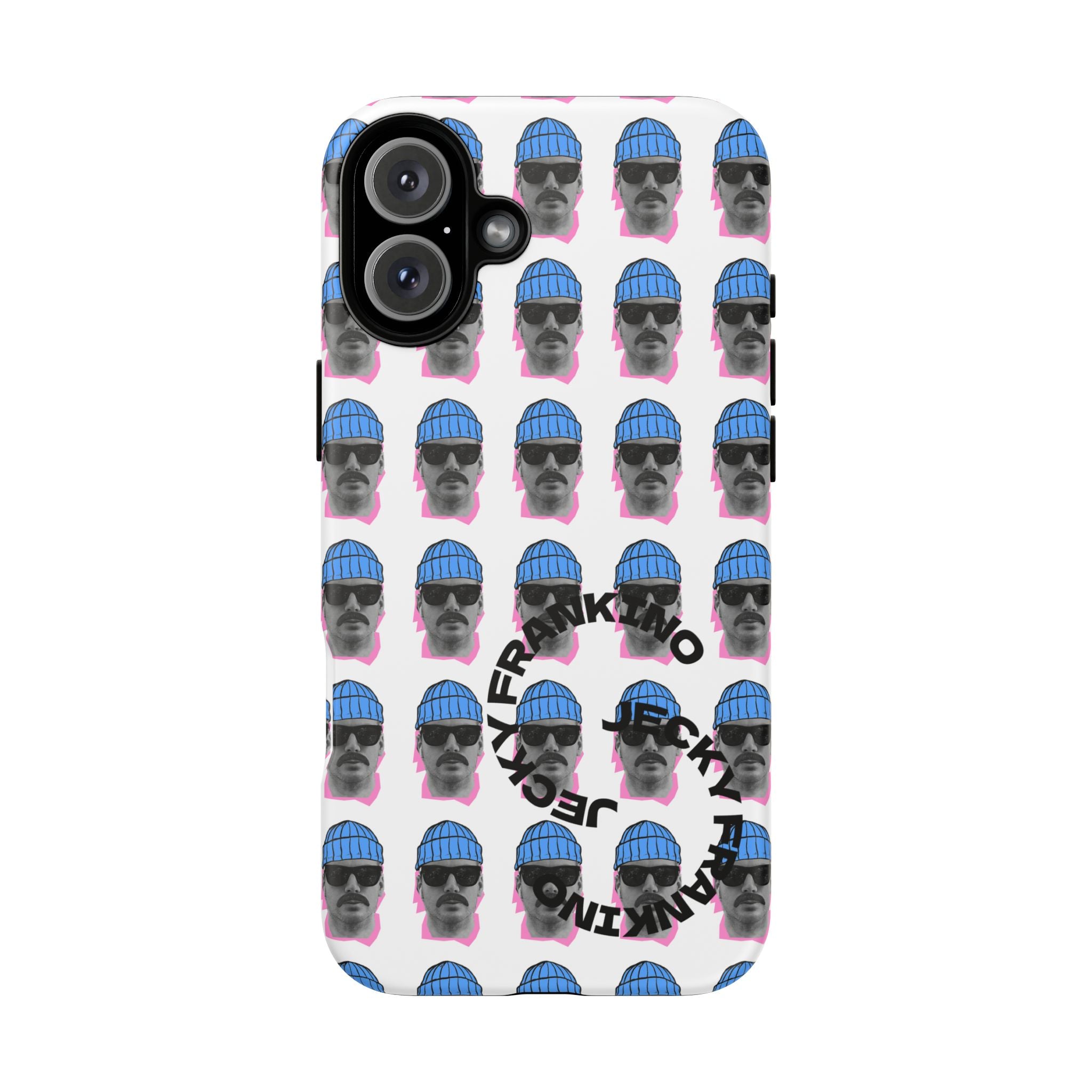 Bearded Man Pattern phone case | Tough Cases, repeating portrait design
