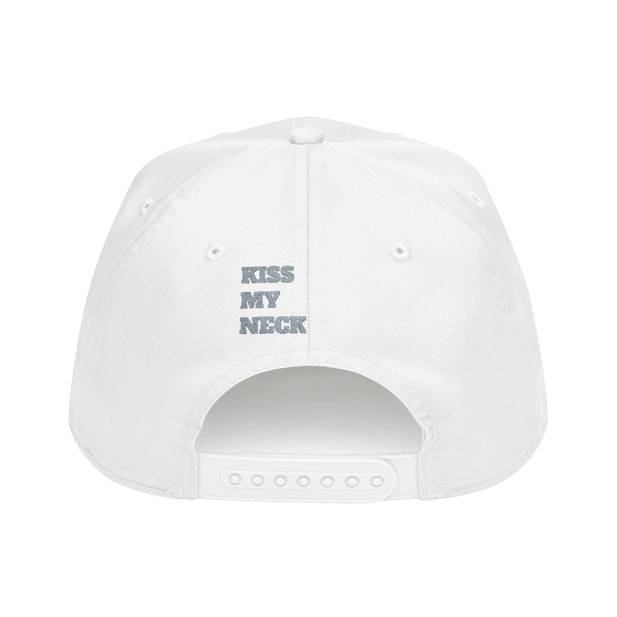 Yellow Script Logo Mid Profile Baseball Cap | Two-Tone Brim, Embroidered Back Logo